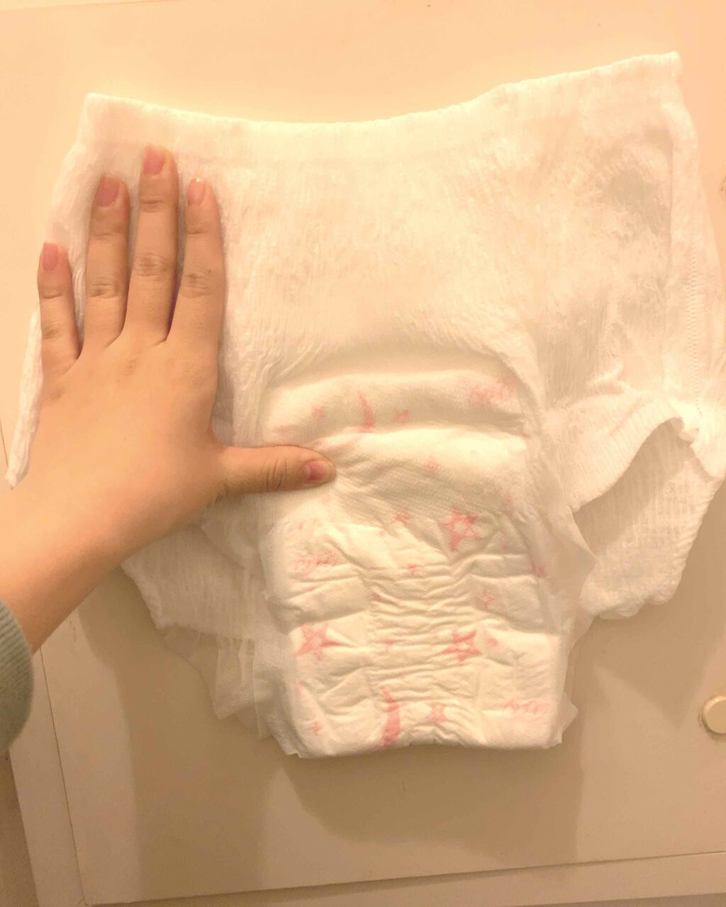 ソフィ ソフィ 超熟睡のクチコミ「ちょうど生理が来ていたため購入してみました。
見た目ちょっと大きいかな？って思ったけどちゃんと.....」（2枚目）