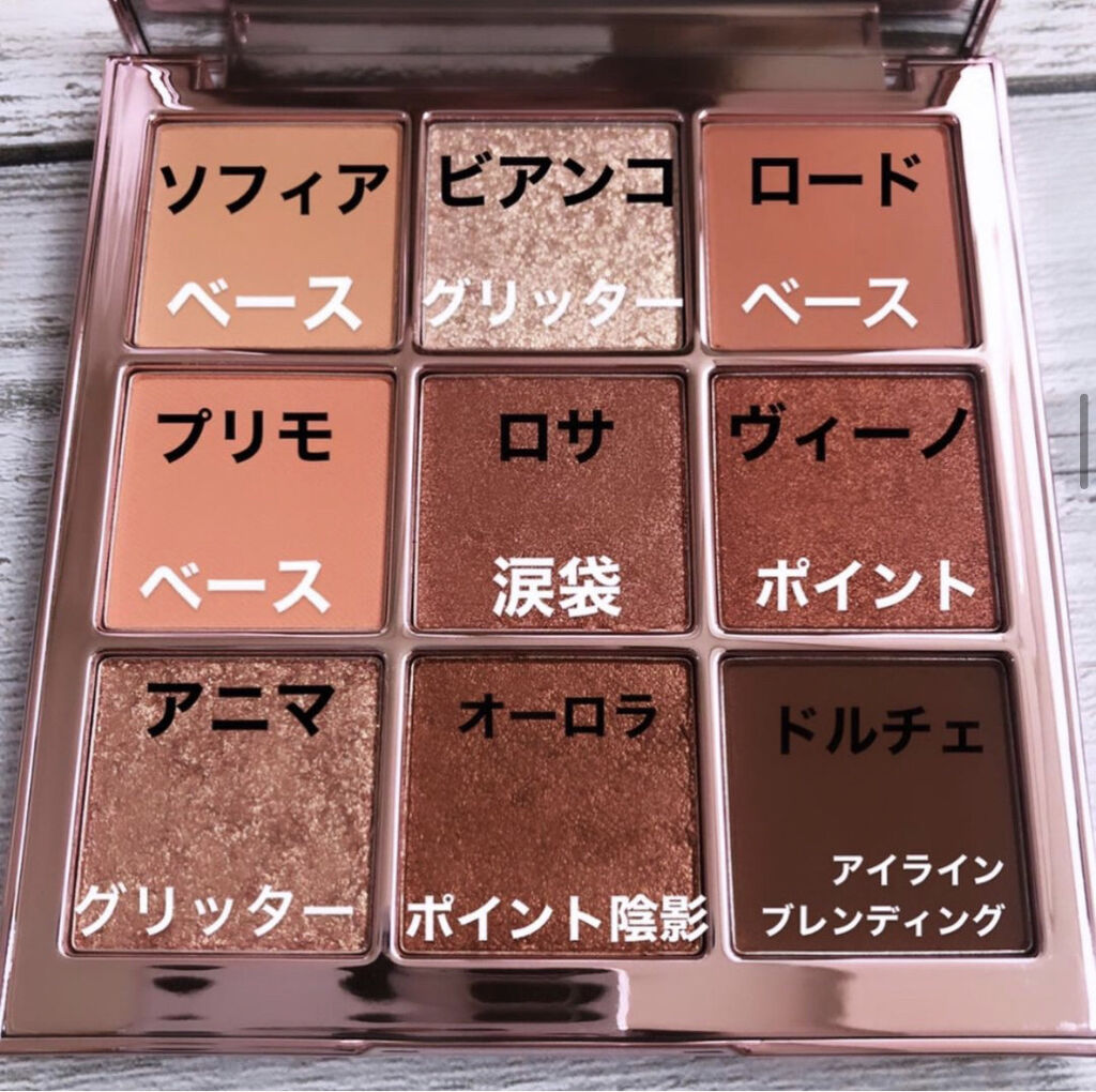 The Bella collection eyeshadow palette/CELEFIT/アイシャドウパレットを使ったクチコミ（3枚目）