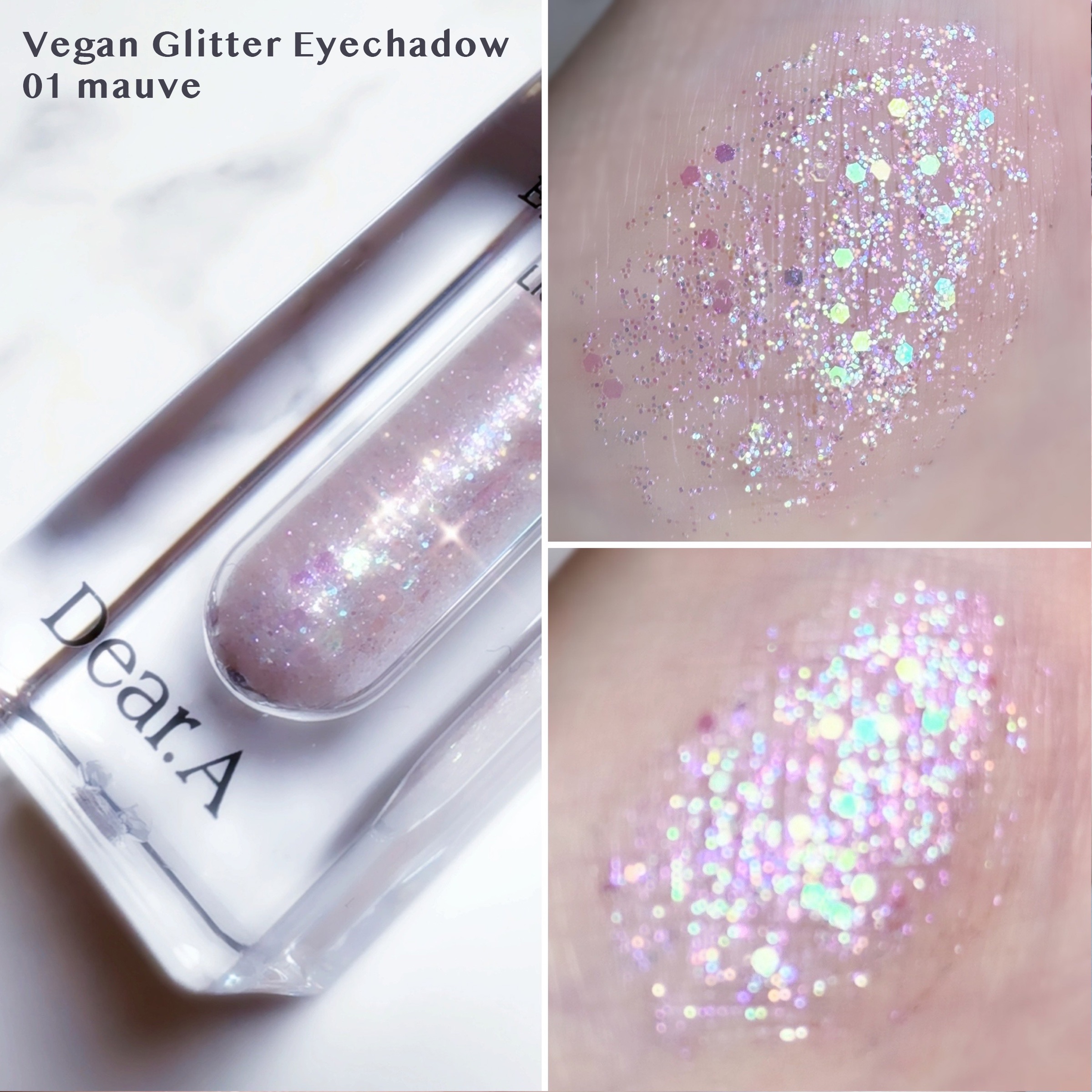 グリッターアイシャドウ/Dear.A/グリッターを使ったクチコミ（2枚目）