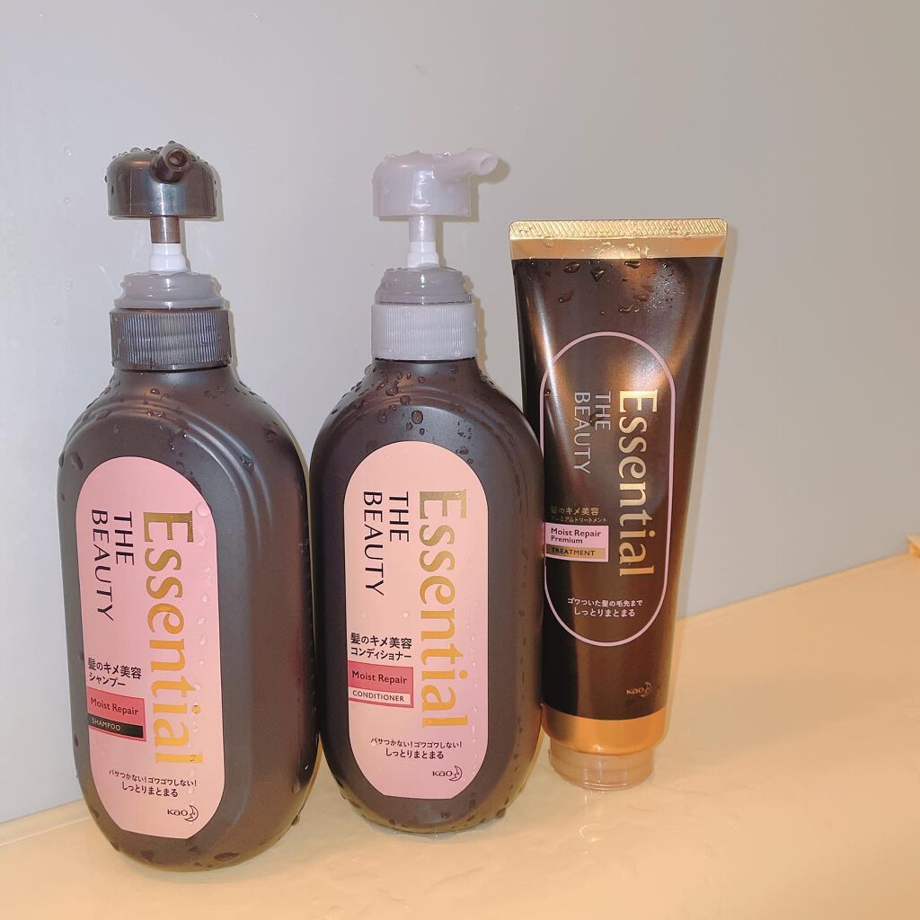 THE BEAUTY 髪のキメ美容プレミアムトリートメント<モイストリペアプレミアム>/エッセンシャル/洗い流すヘアトリートメントを使ったクチコミ(1枚目)