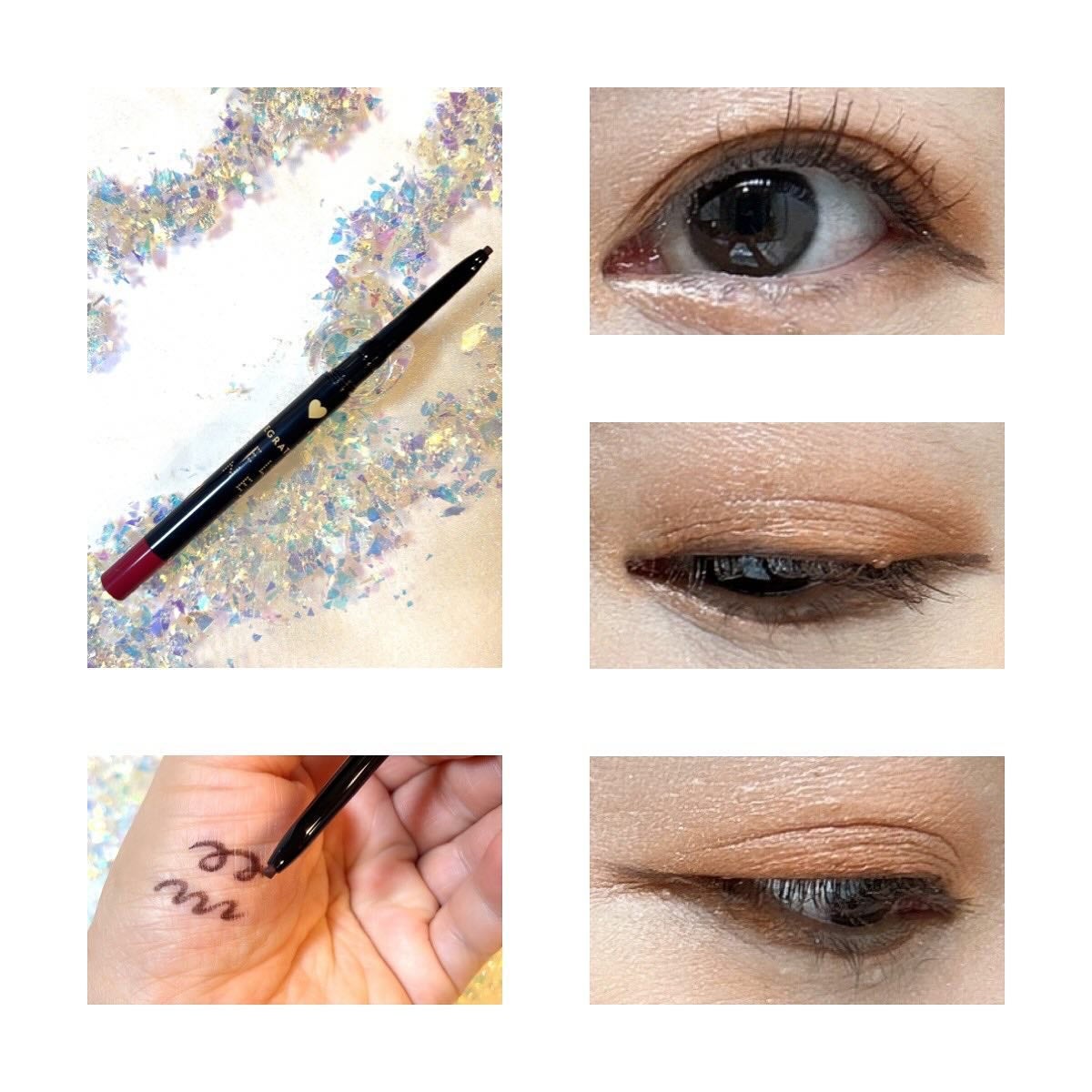 スナイプジェルライナー/インテグレート/ジェルアイライナーを使ったクチコミ(2枚目)