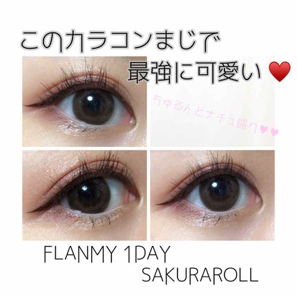 FLANMY 1day/FLANMY/ワンデー(1DAY)カラコンを使ったクチコミ(1枚目)