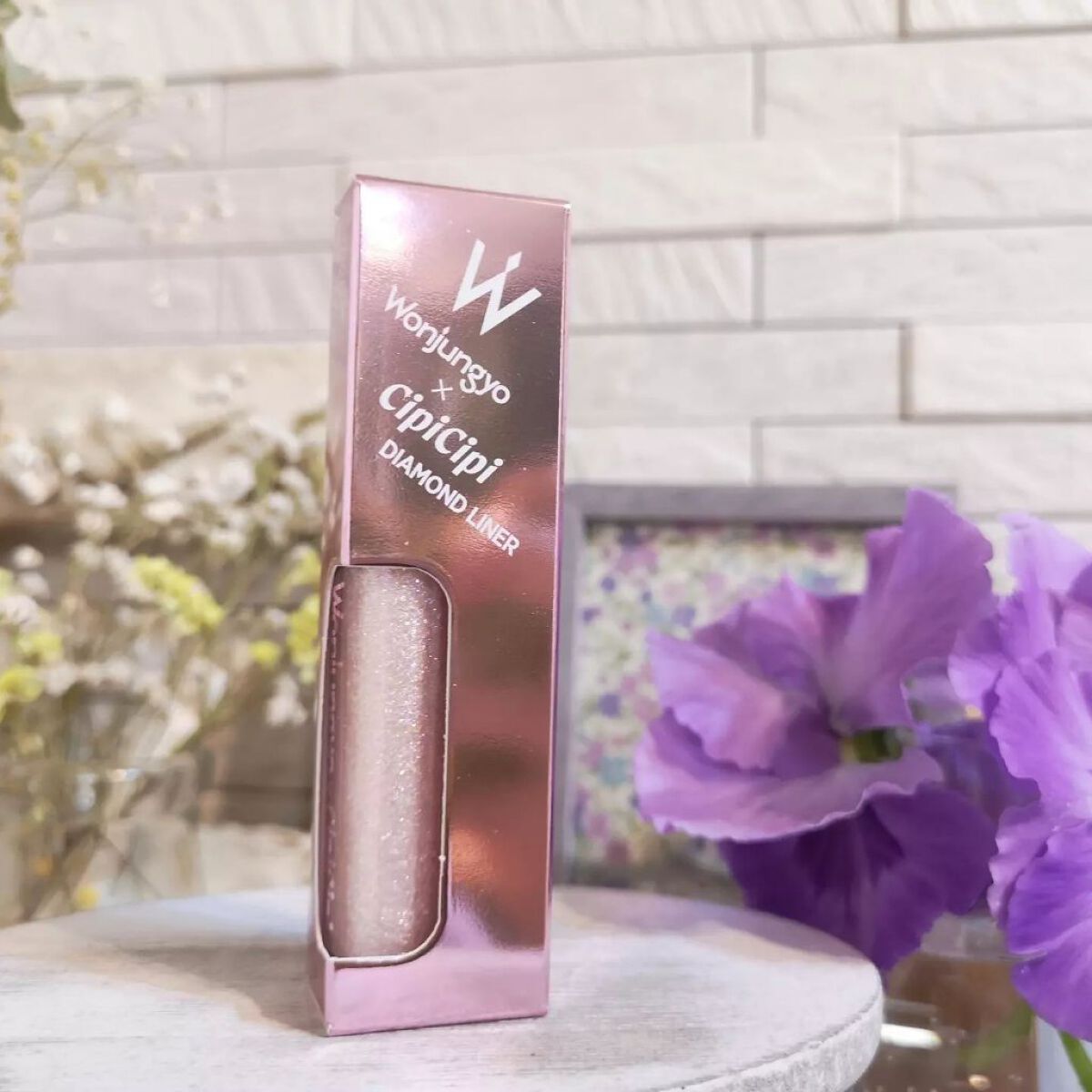 ウォンジョンヨ ダイヤモンドライナー/Wonjungyo/リキッドアイシャドウを使ったクチコミ(3枚目)