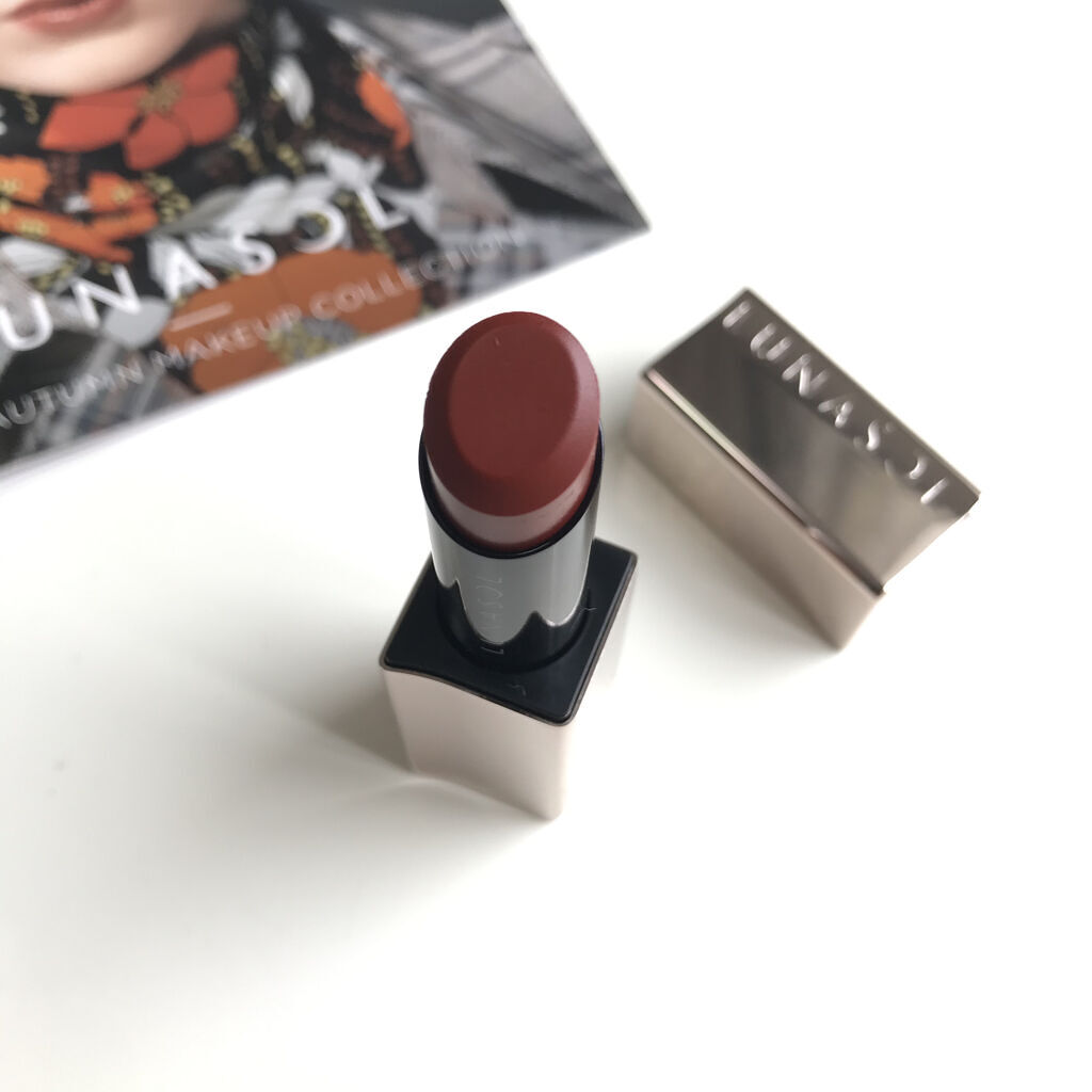 プランプメロウリップス 09 Mahogany/LUNASOL/口紅を使ったクチコミ（2枚目）