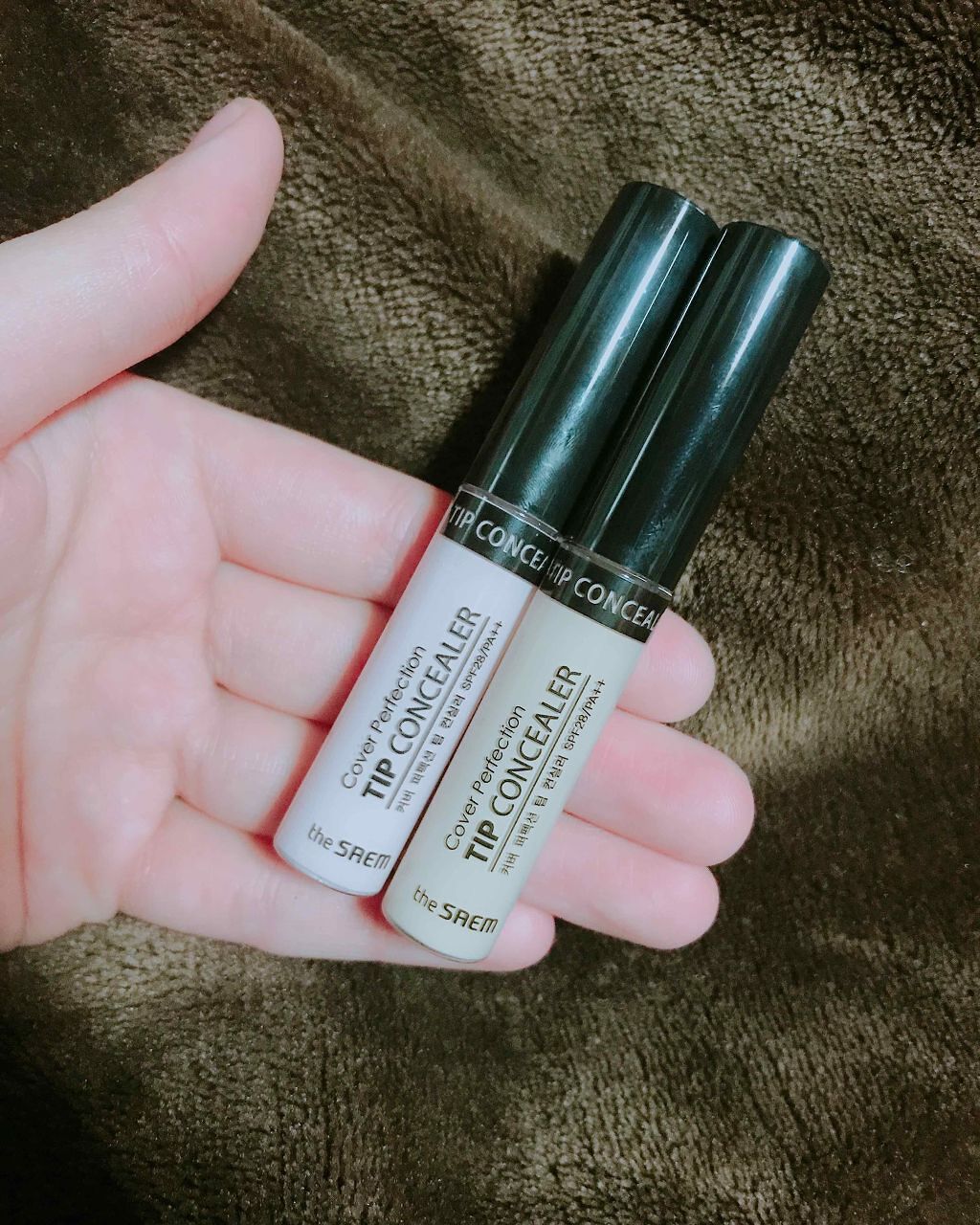 カバーパーフェクション チップコンシーラー/the SAEM/リキッドコンシーラーを使ったクチコミ(1枚目)
