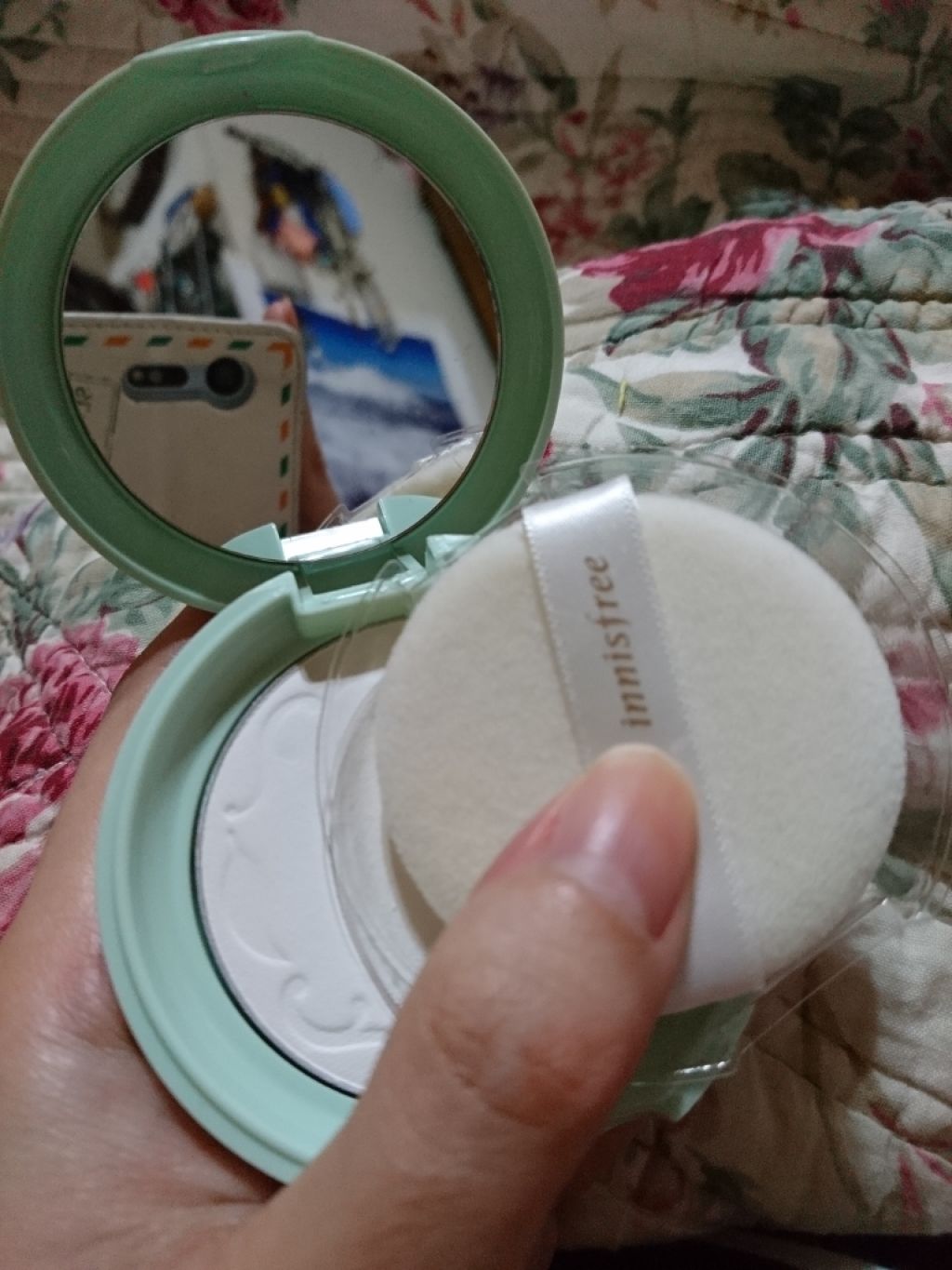 ノーセバム ミネラルパクト N/innisfree/プレストパウダーを使ったクチコミ(2枚目)