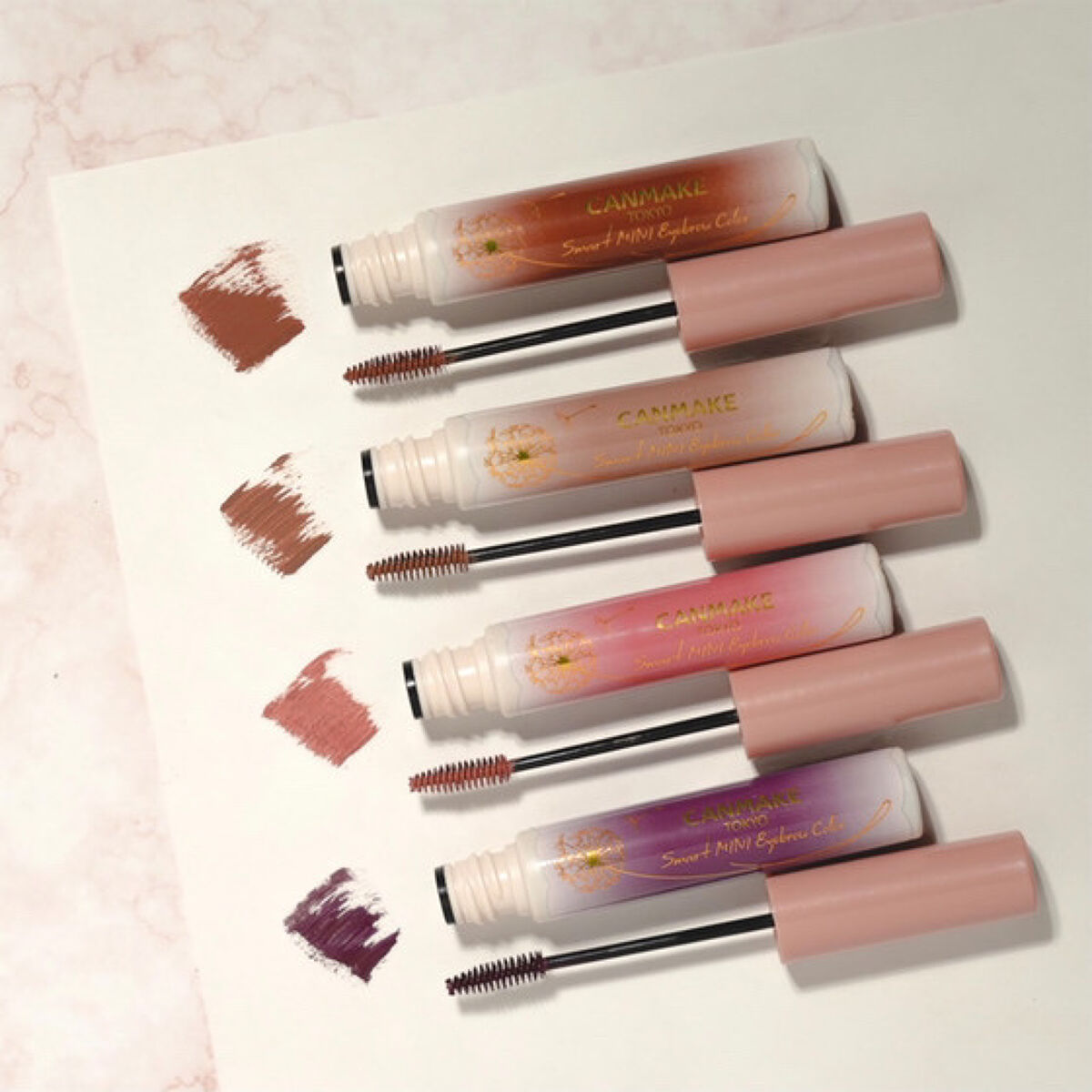 スマートミニアイブロウカラー N02 おしゃれパープル/キャンメイク/眉マスカラを使ったクチコミ（3枚目）