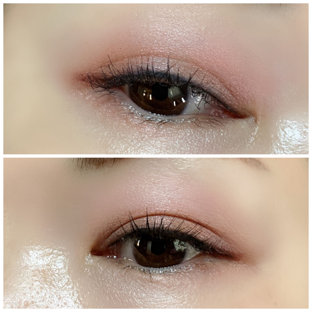 エテュセ アイエディション(リキッドカラー) 01 プリズムコーラル/ettusais/リキッドアイシャドウを使ったクチコミ（3枚目）