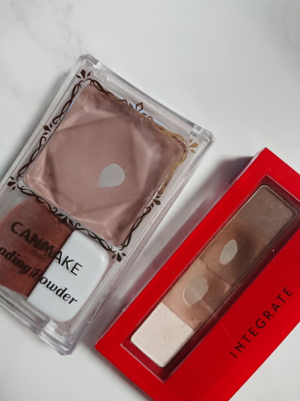 ビューティートリックアイブロー BR631 ナチュラルブラウン/インテグレート/パウダーアイブロウを使ったクチコミ（1枚目）