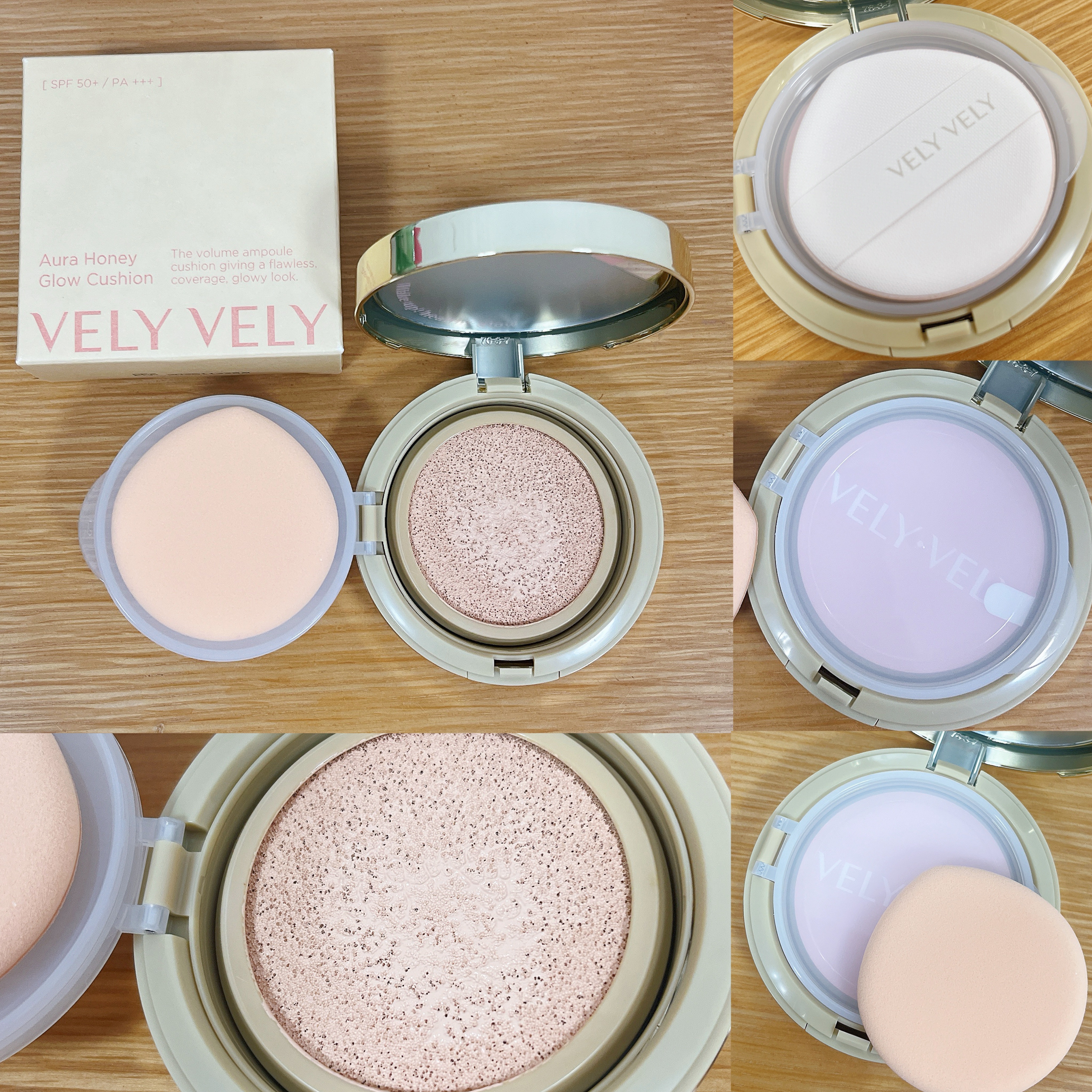 はちみつツヤ肌クッションファンデ/VELY VELY/クッションファンデーションを使ったクチコミ（3枚目）