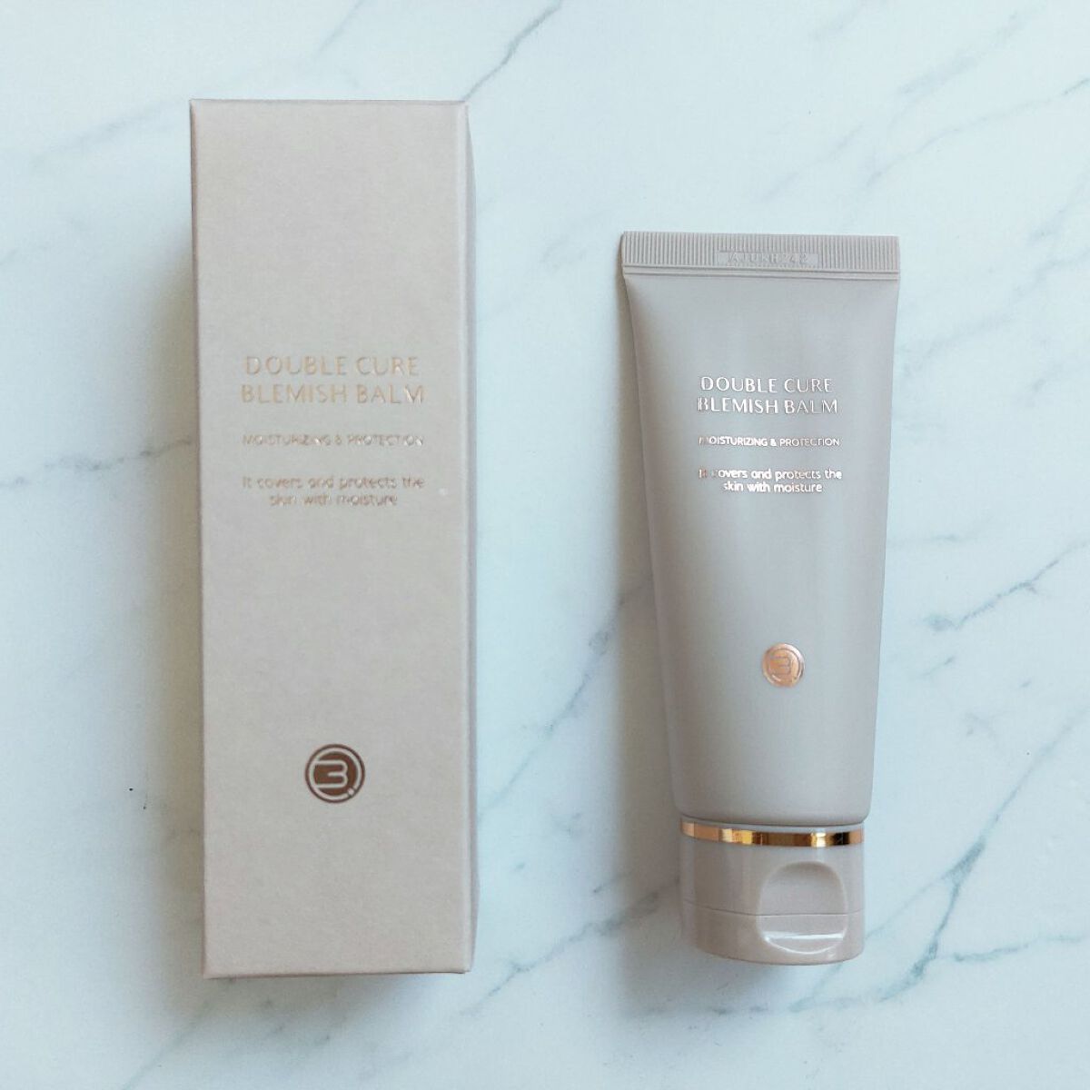 ダブルキュアブレミッシュバーム/BQCELL/BBクリームを使ったクチコミ（1枚目）