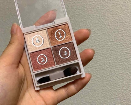 シルキースフレアイズ/キャンメイク/アイシャドウパレットを使ったクチコミ(2枚目)