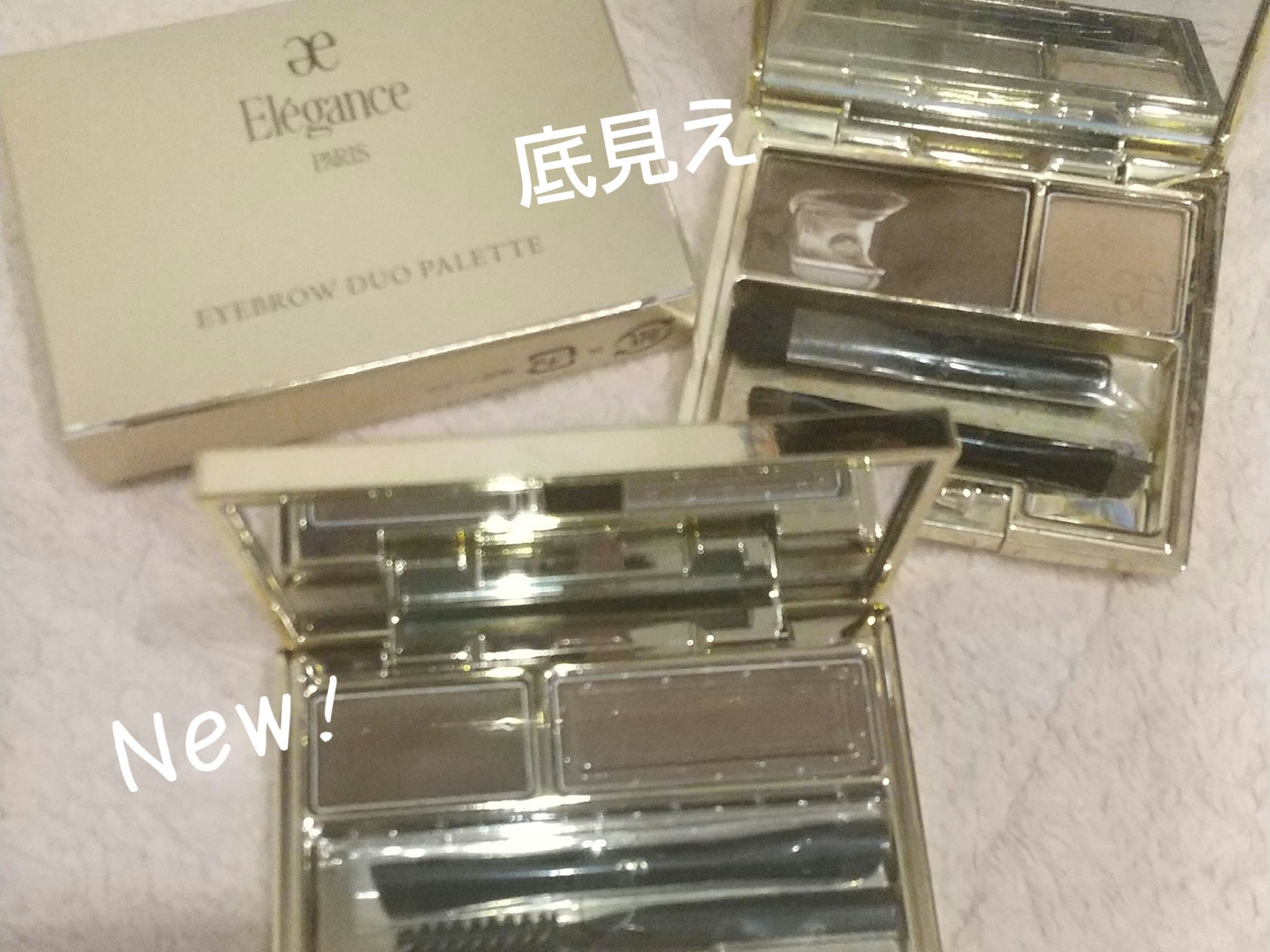 アイブロウ デュオ パレット BR20/Elégance/パウダーアイブロウを使ったクチコミ（2枚目）