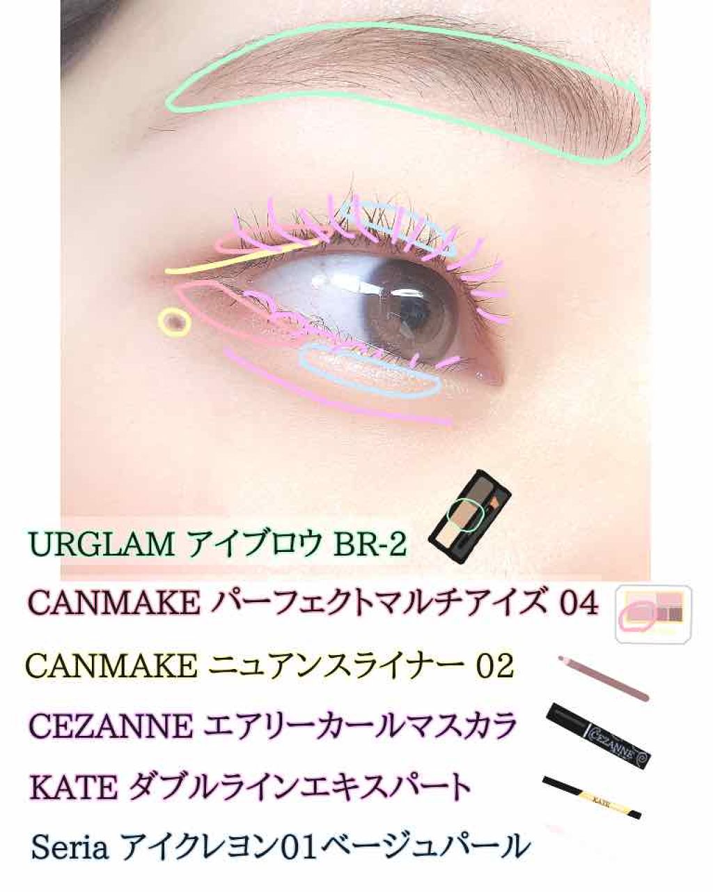 ニュアンスライナー/キャンメイク/ペンシルアイライナーを使ったクチコミ（2枚目）