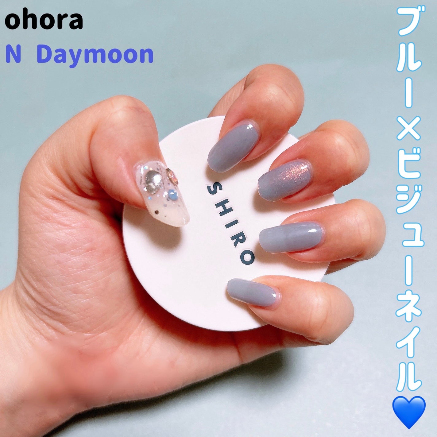 セミキュアジェルネイル(ハンド)/ohora/ネイルシールを使ったクチコミ(1枚目)