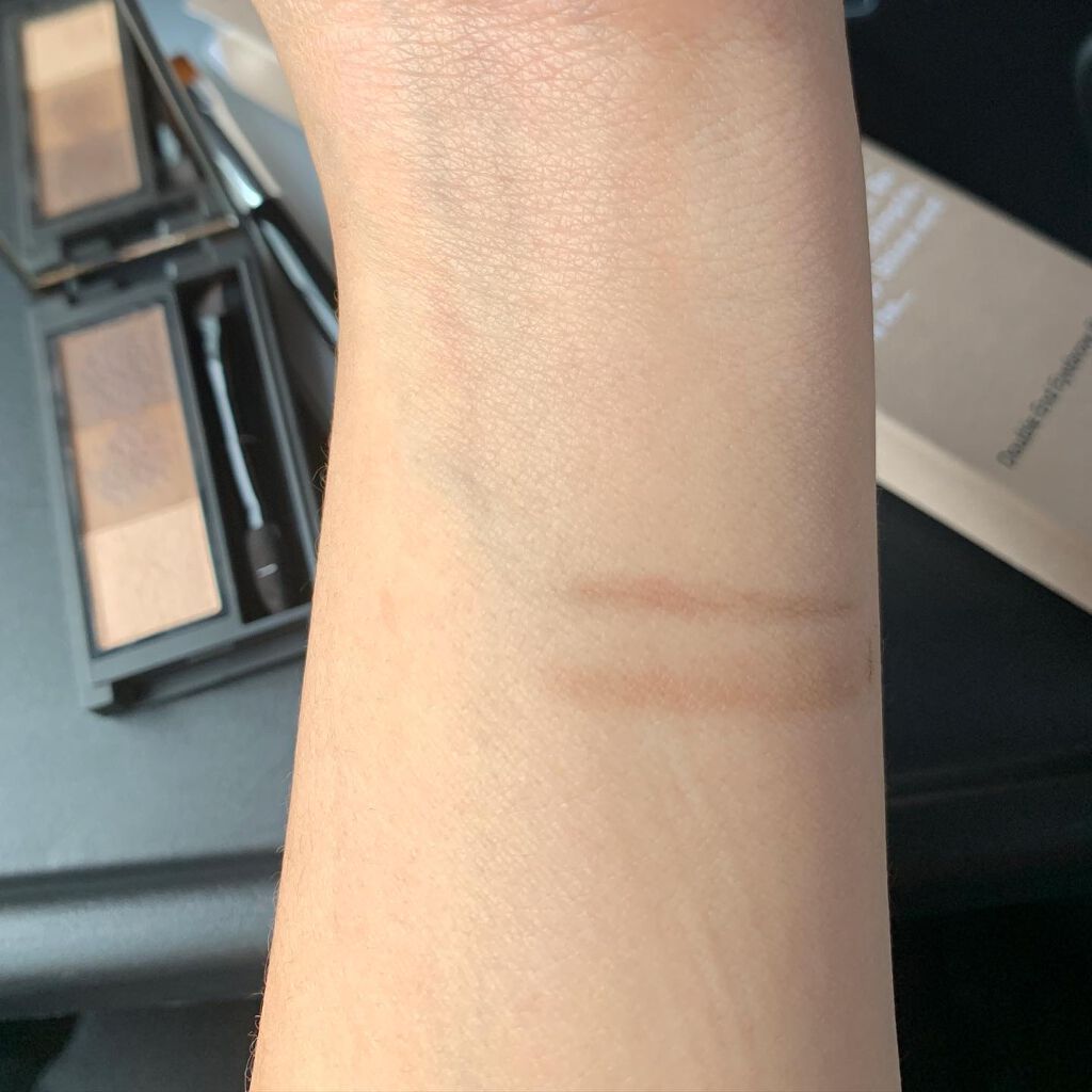 ダブルエンドアイブロウブラシ熊野筆/&be/メイクブラシを使ったクチコミ(3枚目)