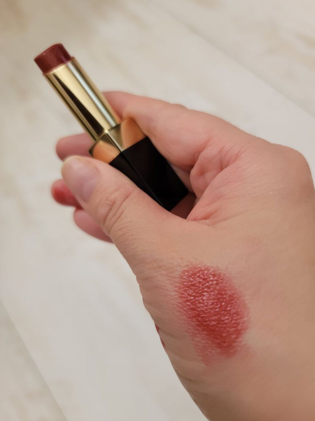 グレイズバームリップ/excel/口紅を使ったクチコミ（3枚目）