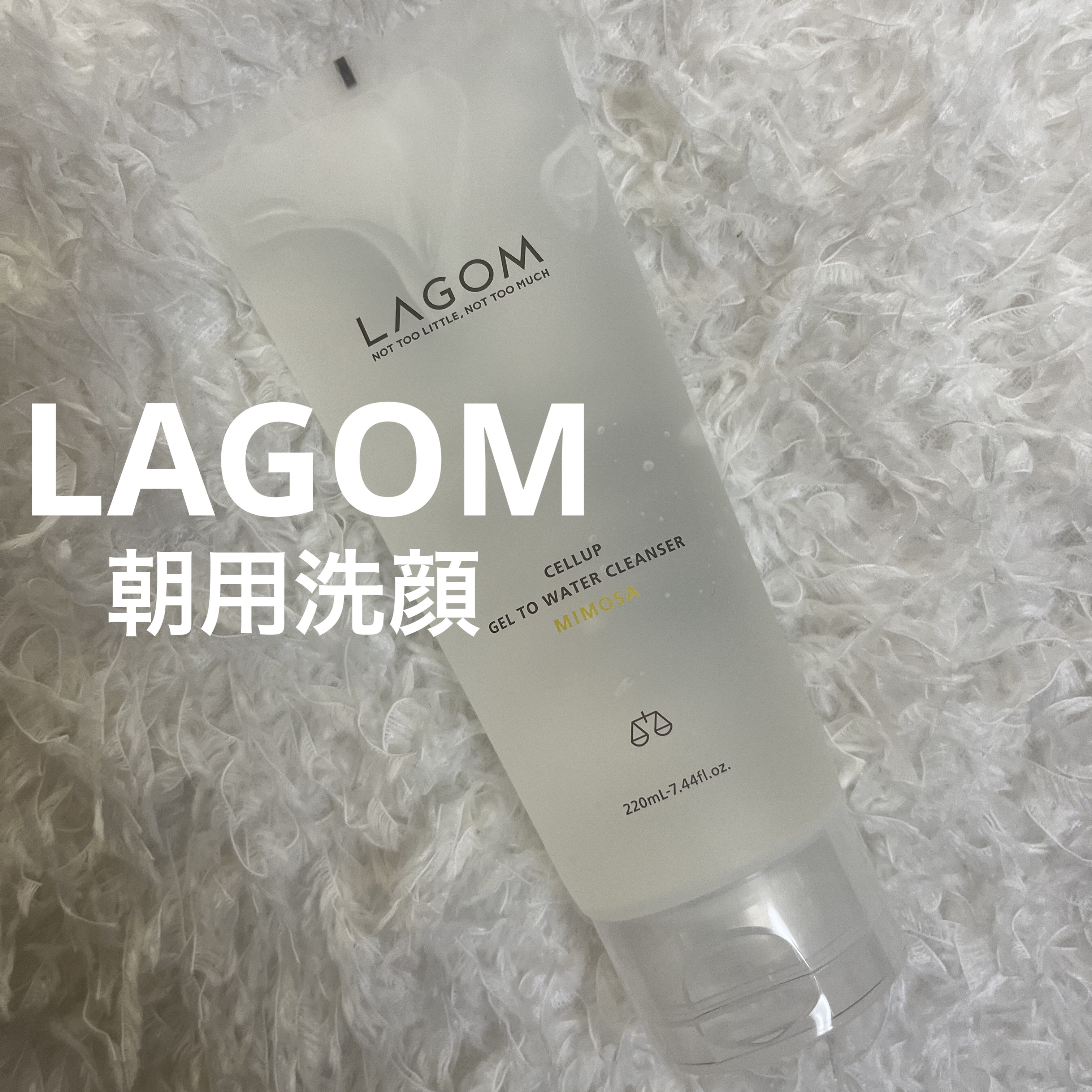 ラゴム ジェルトゥウォーター クレンザー(朝用洗顔)/LAGOM /その他洗顔料を使ったクチコミ（1枚目）