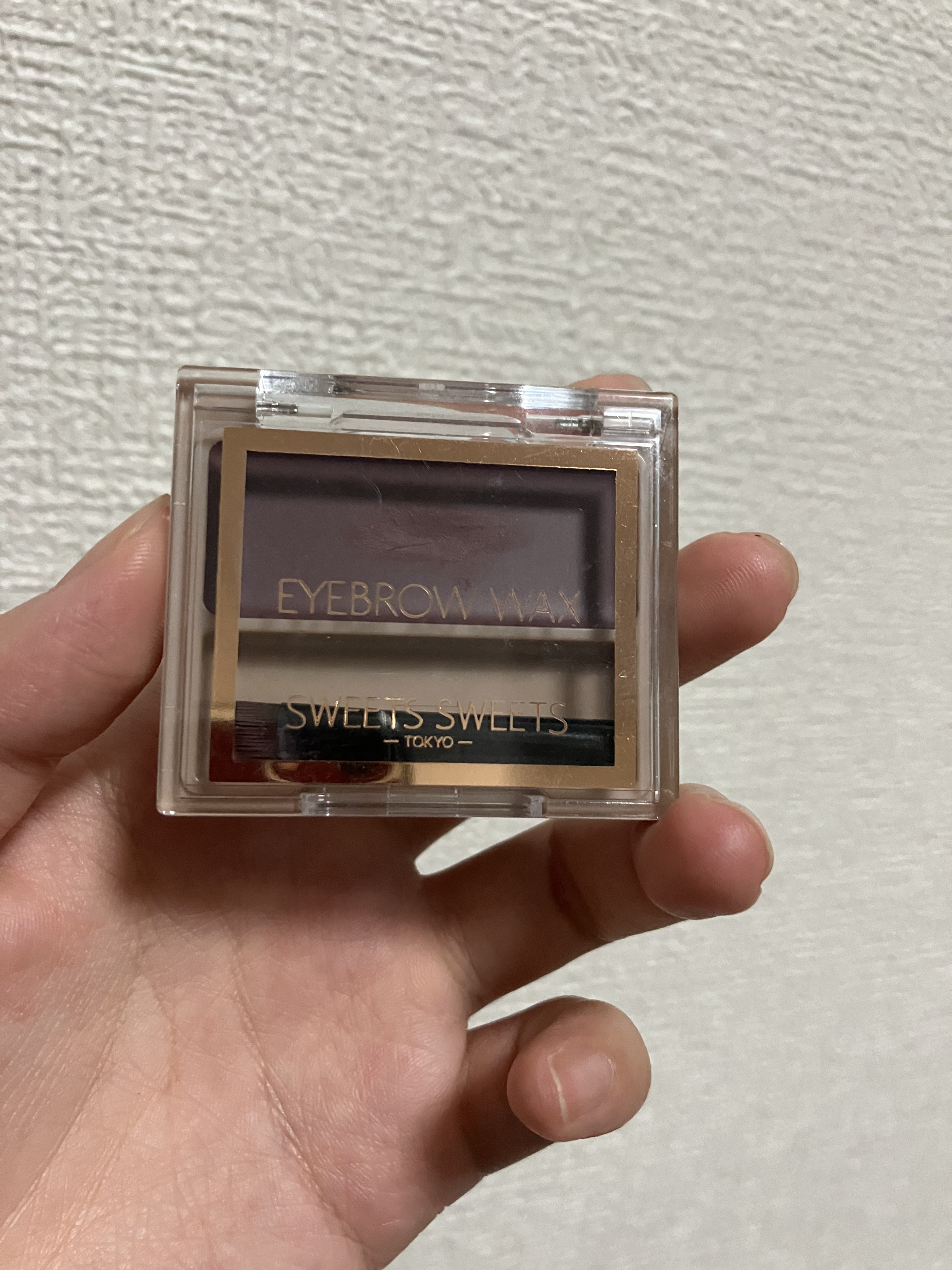 アイブロウワックス 04 パープルブラウン/スウィーツ スウィーツ/その他アイブロウを使ったクチコミ（1枚目）