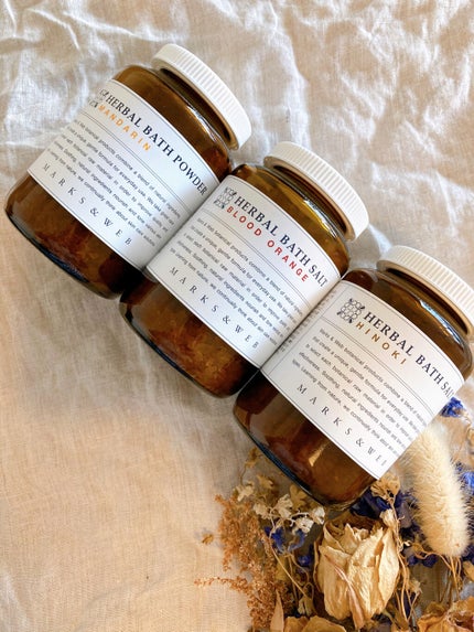 ハーバルバスソルト マンダリン/MARKS&WEB/無機塩系入浴剤を使ったクチコミ(2枚目)