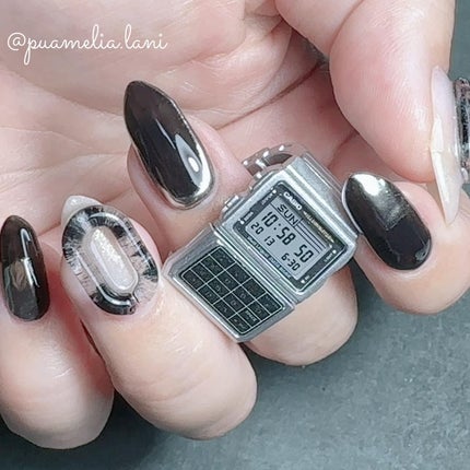 グロッシーコート/スキューズミー/オールインワンネイルを使ったクチコミ(4枚目)