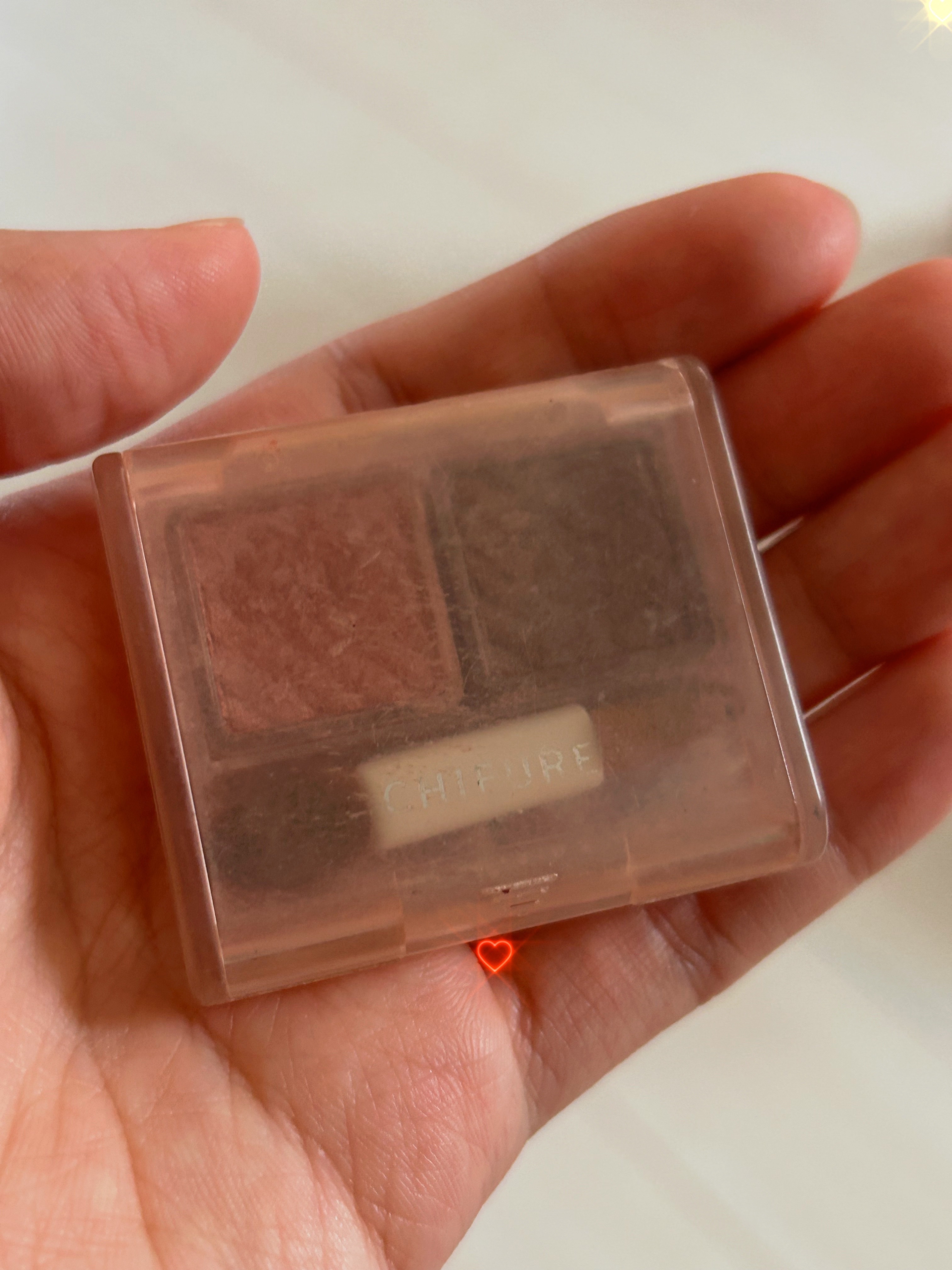 ツイン カラー アイシャドウ/ちふれ/アイシャドウパレットを使ったクチコミ（1枚目）