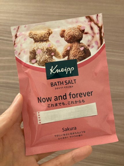 クナイプ バスソルト サクラの香り/クナイプ/無機塩系入浴剤を使ったクチコミ(1枚目)