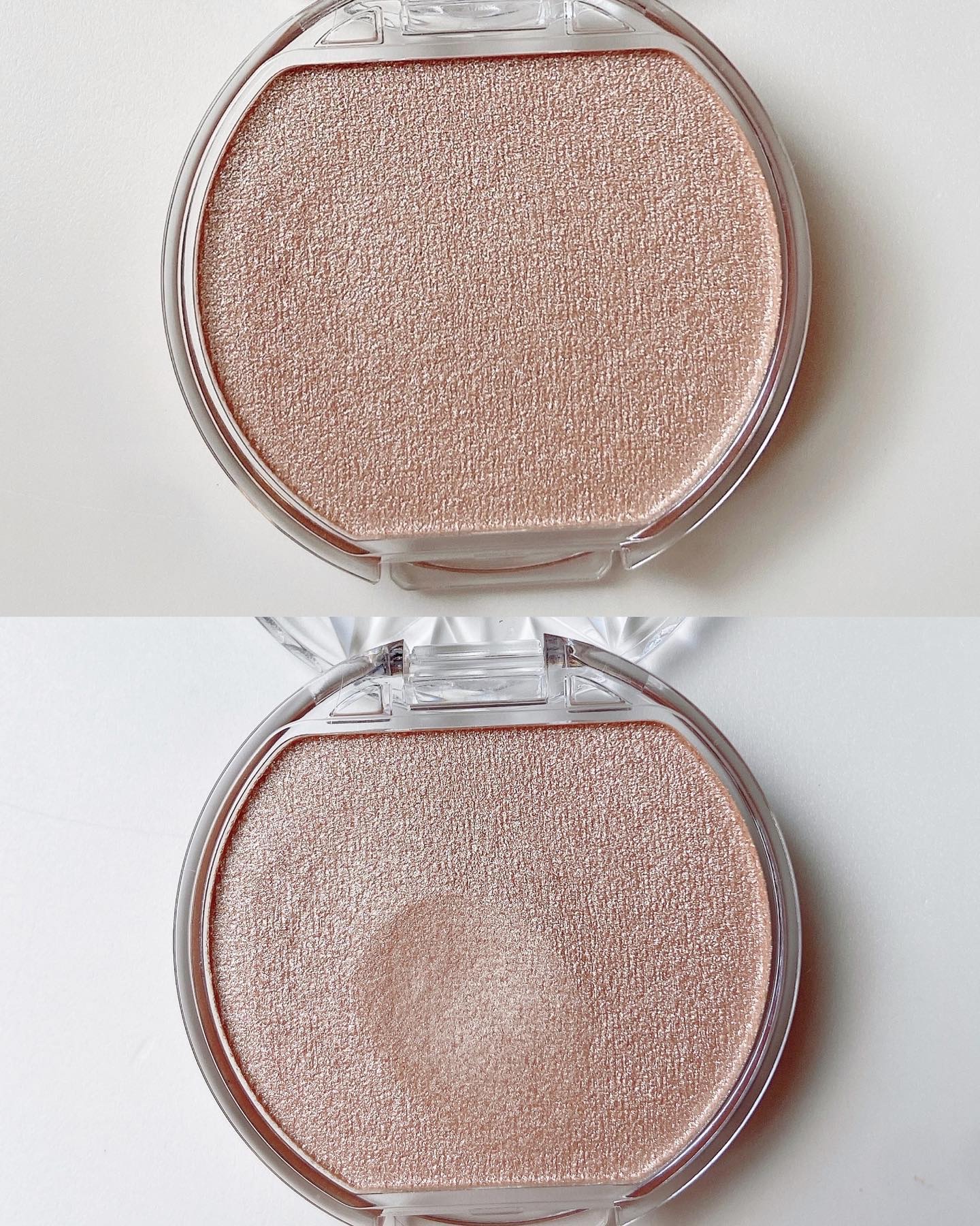 むにゅっとハイライター 03 ウォームルチル/キャンメイク/クリームハイライトを使ったクチコミ（3枚目）