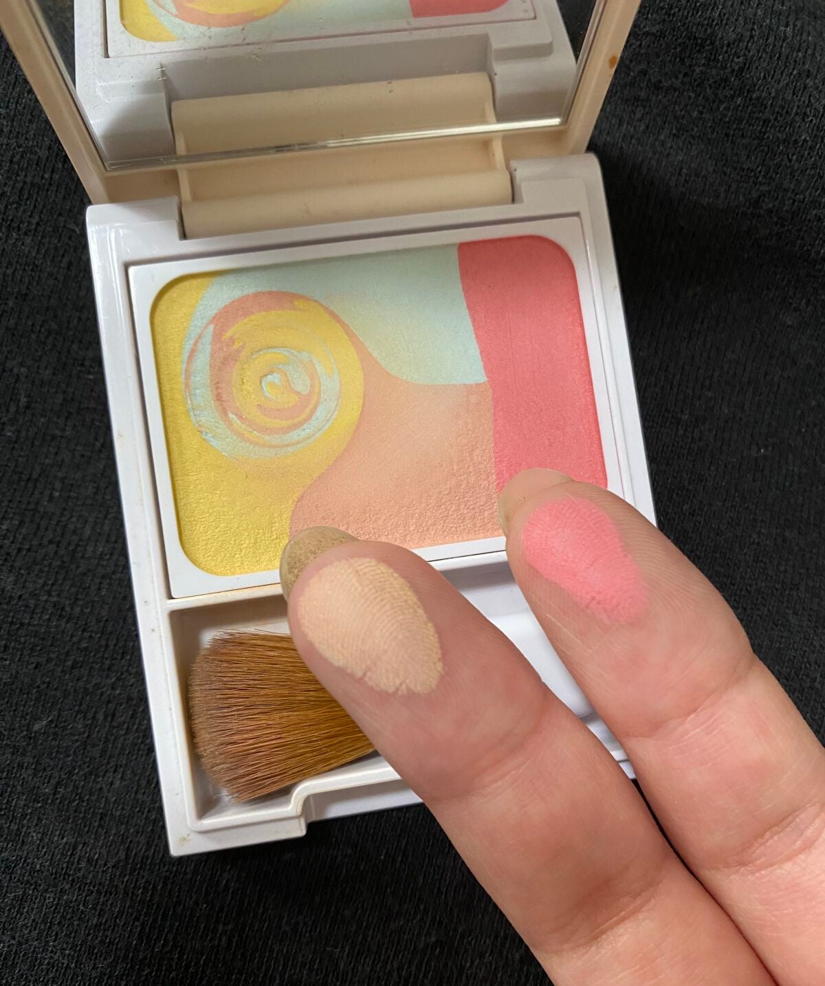 ディエム クルール カラーブレンドパウダーコンシーラー/ディエム クルール/パウダーコンシーラーを使ったクチコミ(2枚目)