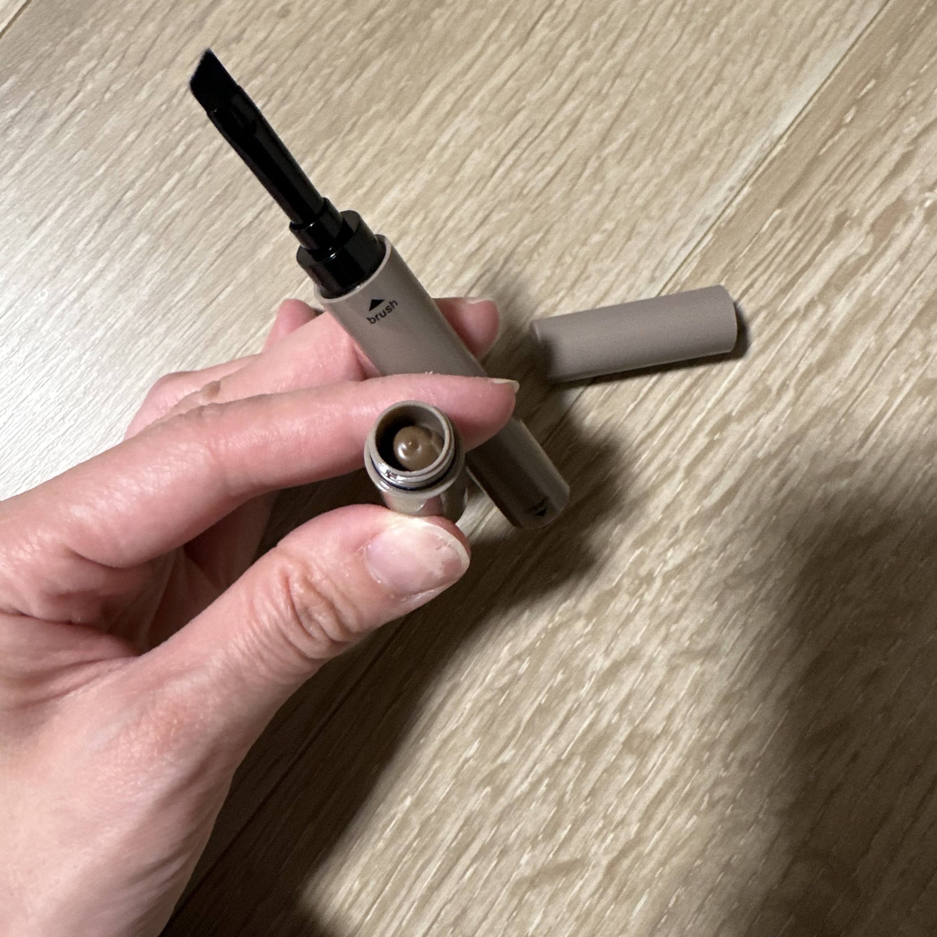 アイブロウクリームポマード ナチュラルブラウン/mayuota/その他アイブロウを使ったクチコミ（2枚目）