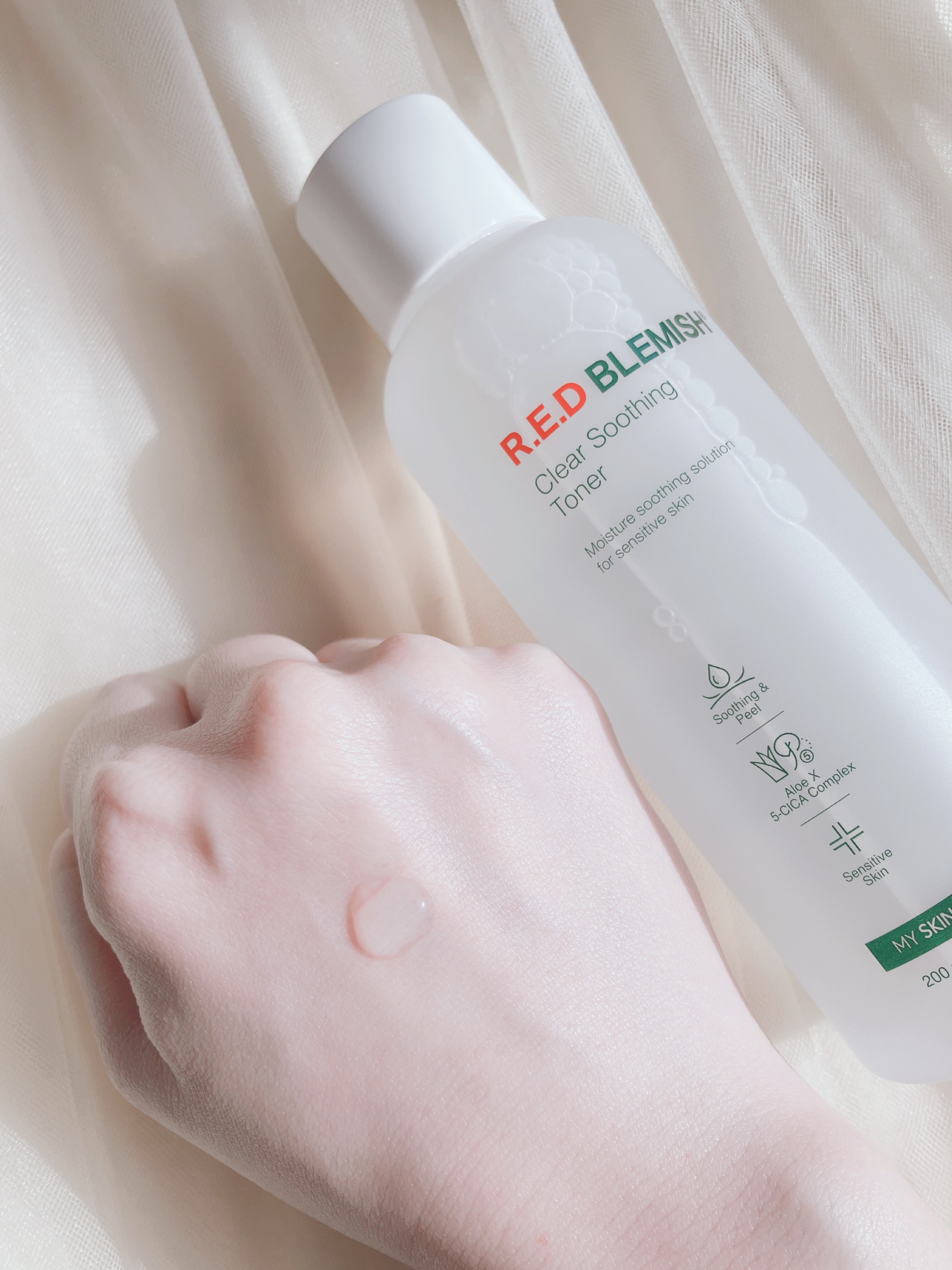 レッドブレミッシュ クリアスージングトナー/Dr.G/化粧水を使ったクチコミ（3枚目）