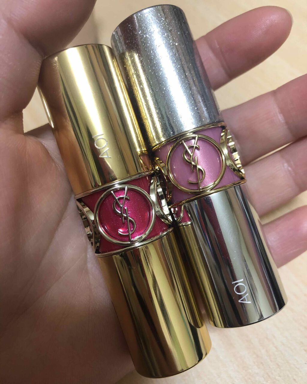 ルージュ ヴォリュプテ シャイン/YVES SAINT LAURENT BEAUTE/口紅を使ったクチコミ（1枚目）