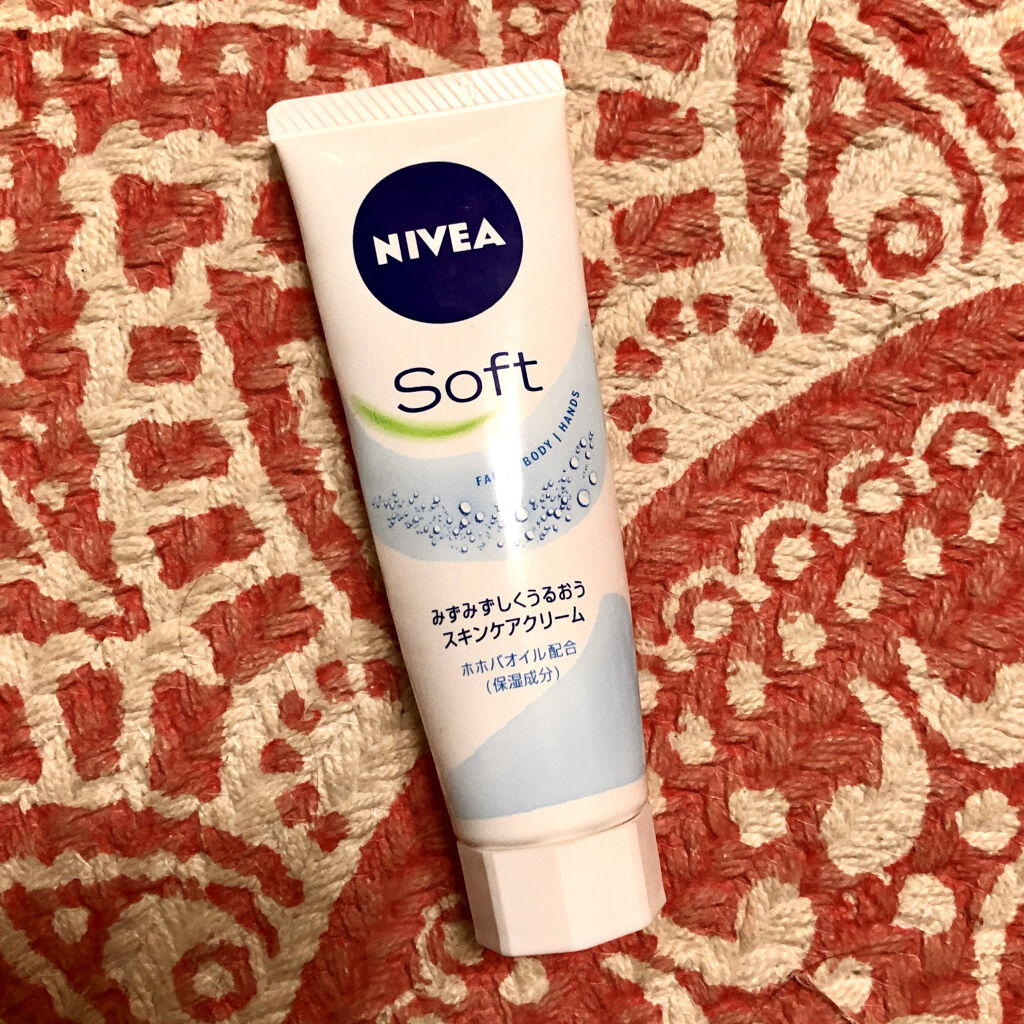 ニベアソフト スキンケアクリーム/ニベア/ボディクリームを使ったクチコミ（1枚目）