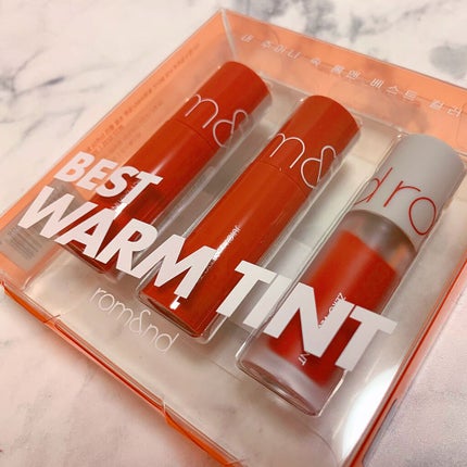 ベストティントエディション ミニリップキット/rom&nd/リップティントを使ったクチコミ(4枚目)