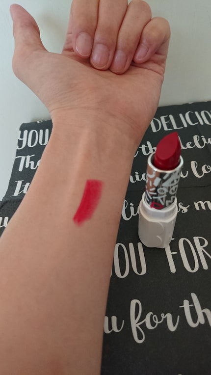 ディア マイブルーミング リップトーク カラフルドローイング シフォン/ETUDE/口紅を使ったクチコミ(4枚目)