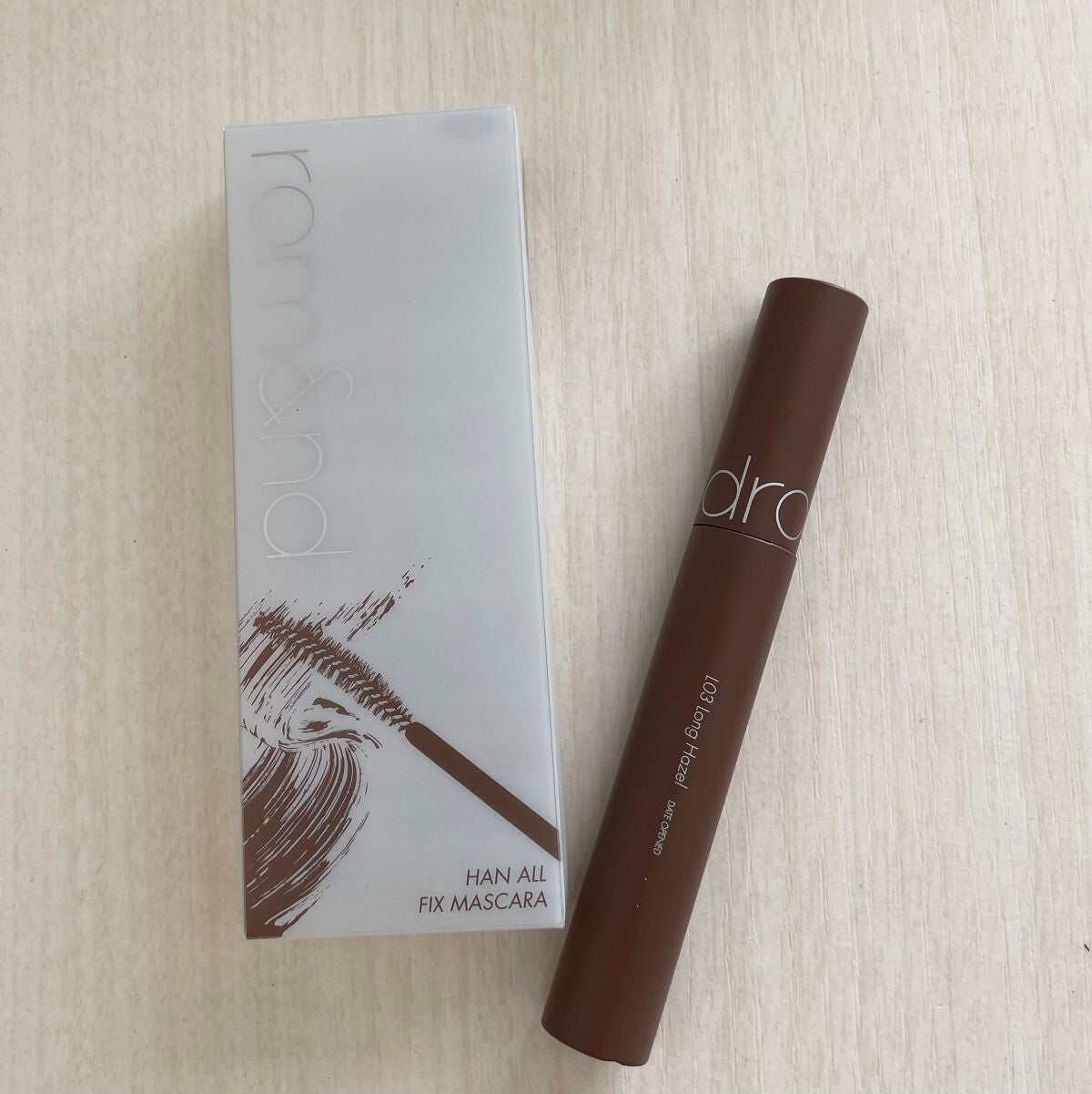 ハンオールフィックスマスカラ/rom&nd/マスカラを使ったクチコミ(4枚目)