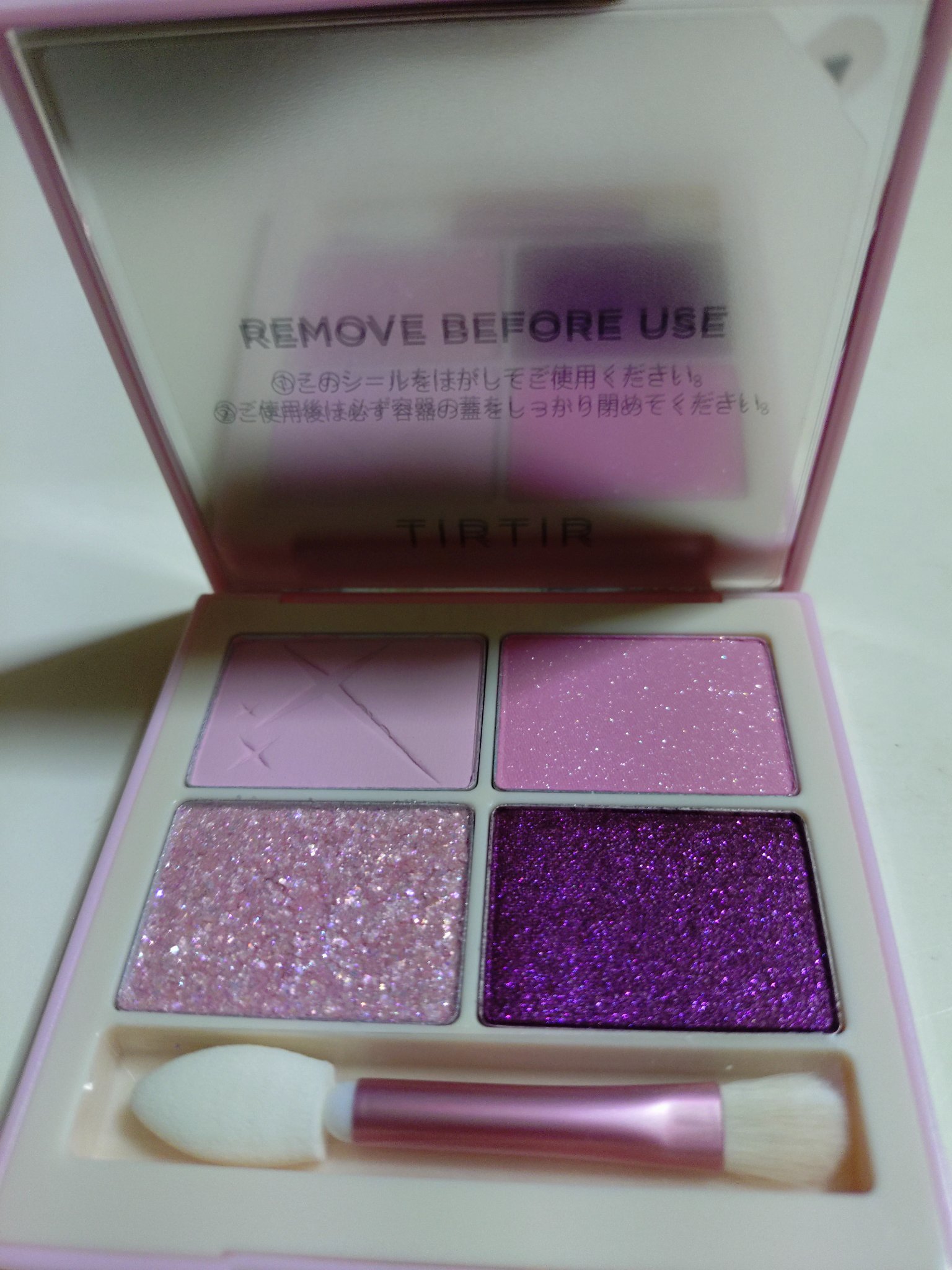 スターライト アイシャドウ #01 PINK PURPLE/TIRTIR(ティルティル)/アイシャドウパレットを使ったクチコミ（1枚目）