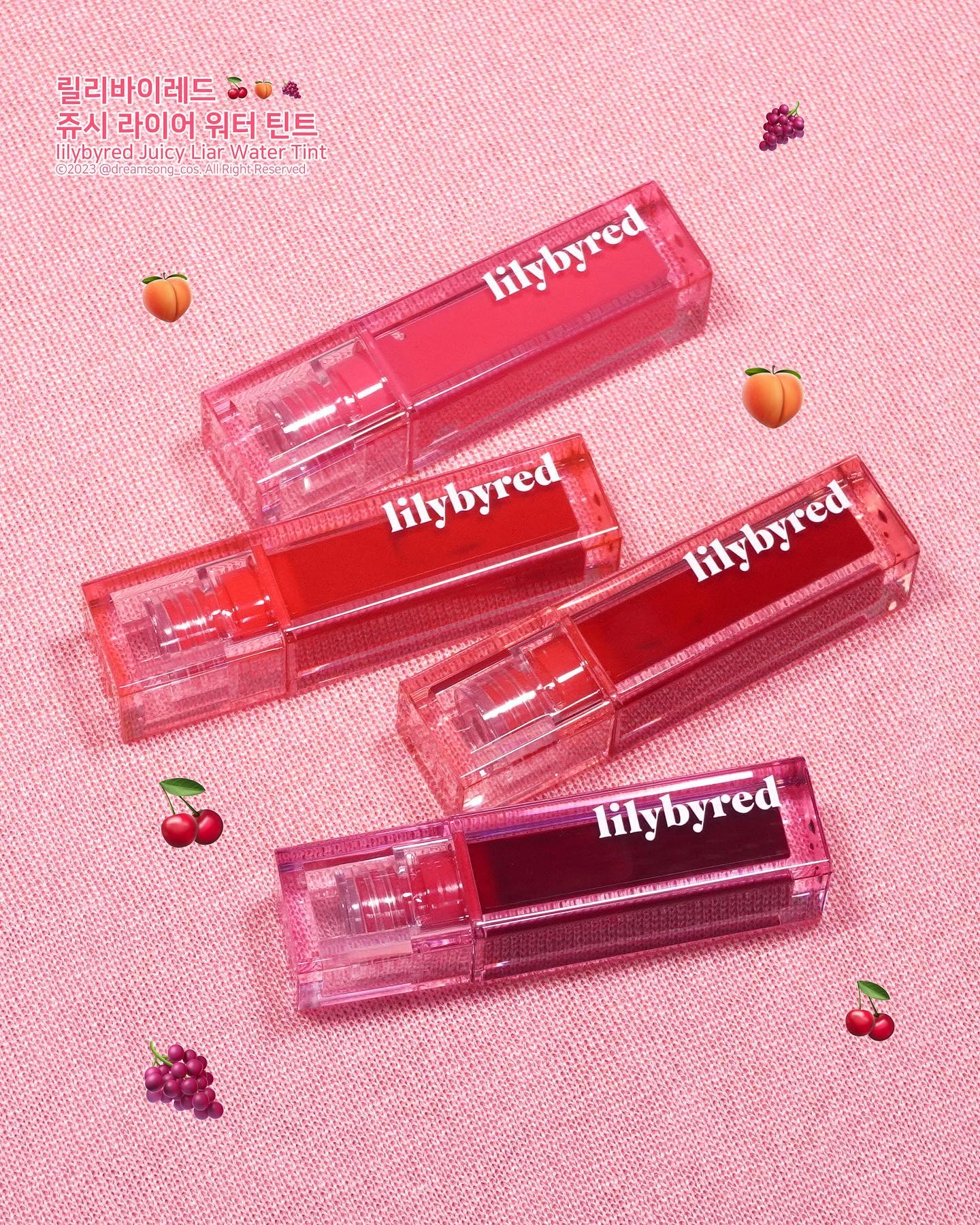 ジューシーライアー ウォーターティント/lilybyred/リップティントを使ったクチコミ（2枚目）