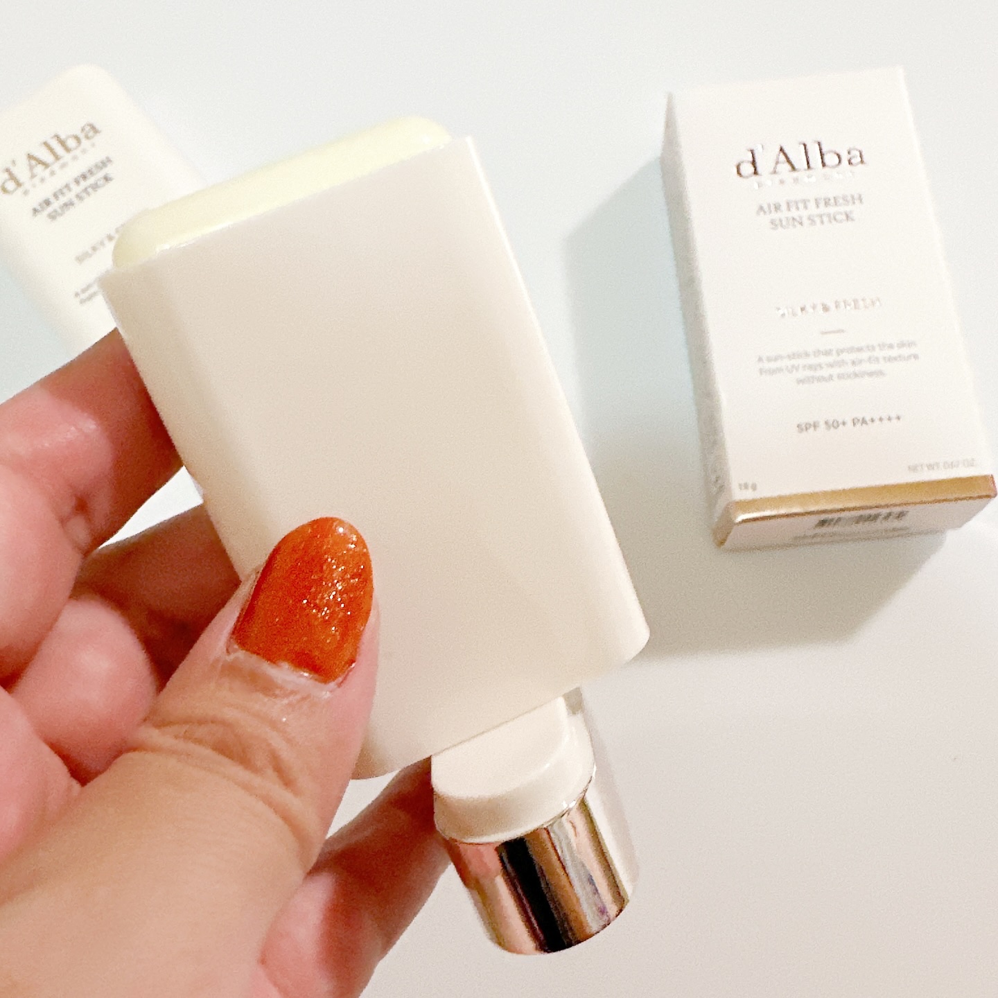 エアーフィットフレッシュサンスティック/ダルバ/日焼け止めスティックを使ったクチコミ（3枚目）