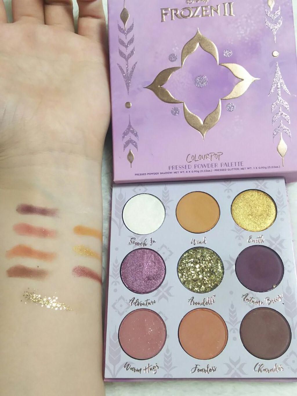 ColourPop×アナと雪の女王2 Eyeshadow Palette/ColourPop/アイシャドウパレットを使ったクチコミ（2枚目）