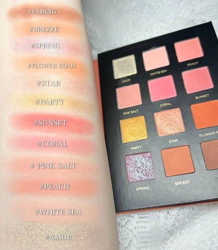 星空12色アイシャドウパレット/VCND/アイシャドウパレットを使ったクチコミ(3枚目)