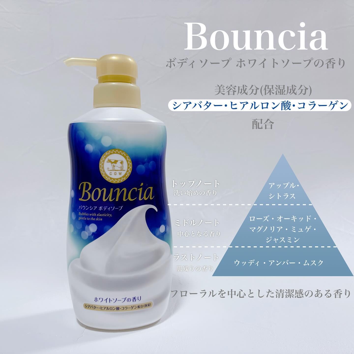 バウンシア ボディソープ プレミアムモイスト＜しっとりタイプ＞/Bouncia/ボディソープを使ったクチコミ（2枚目）
