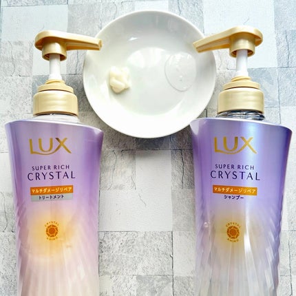 スーパーリッチクリスタル マルチダメージリペア シャンプー/トリートメント/LUX/市販シャンプーを使ったクチコミ(2枚目)