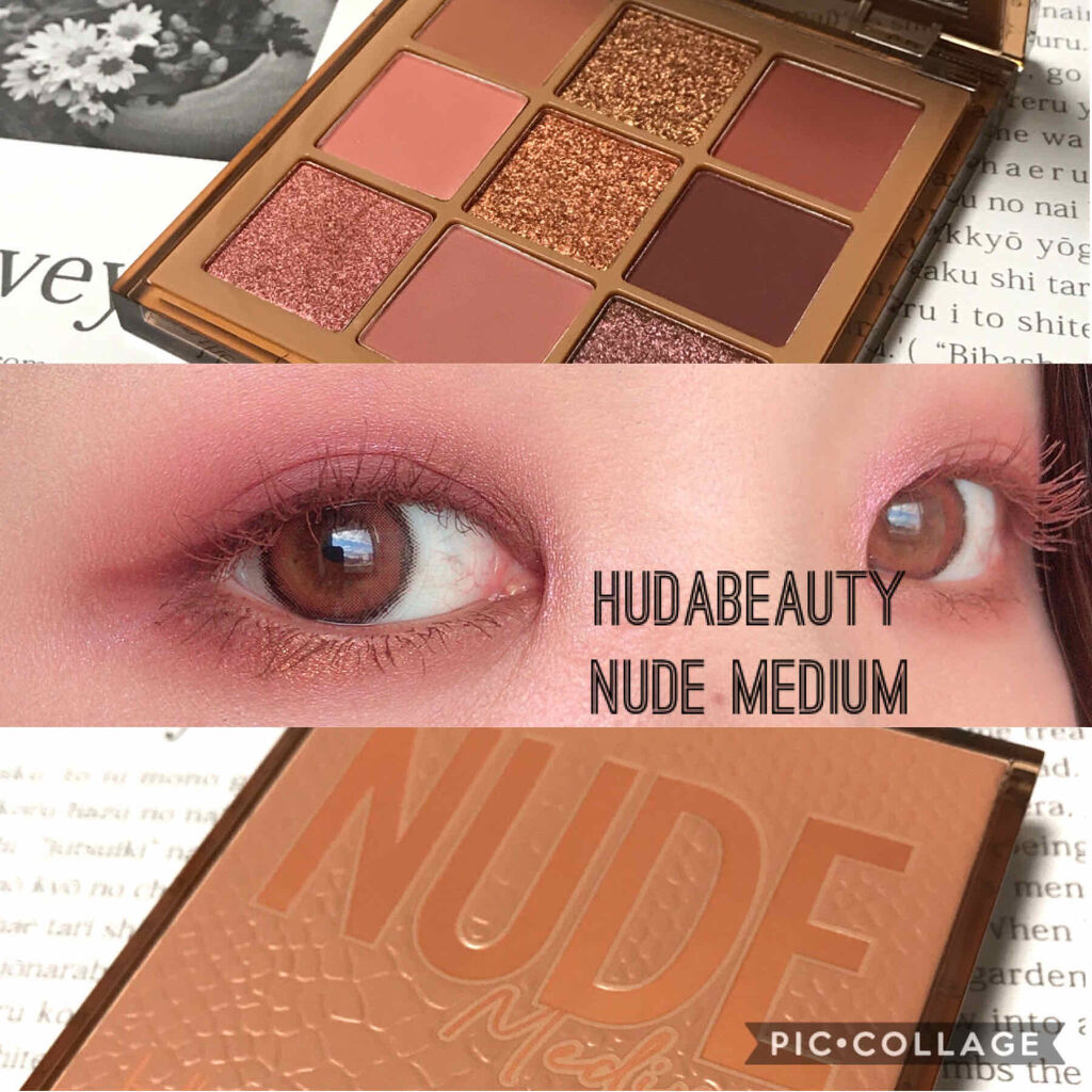 NUDE obsessions  Nude Medium/Huda Beauty/アイシャドウパレットを使ったクチコミ（1枚目）