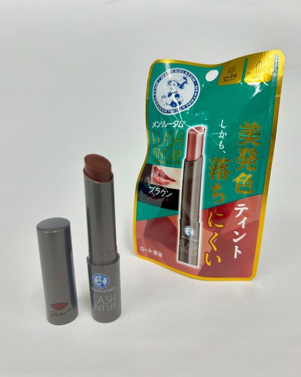 メンソレータム フラッシュティントリップ ブラウン/メンソレータム/リップティントを使ったクチコミ(1枚目)