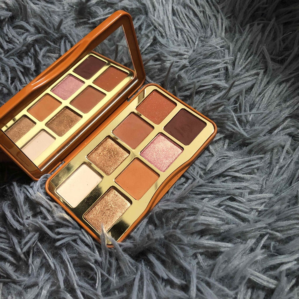ソルテッド キャラメル ミニ アイシャドウ パレット/Too Faced/アイシャドウパレットを使ったクチコミ(2枚目)