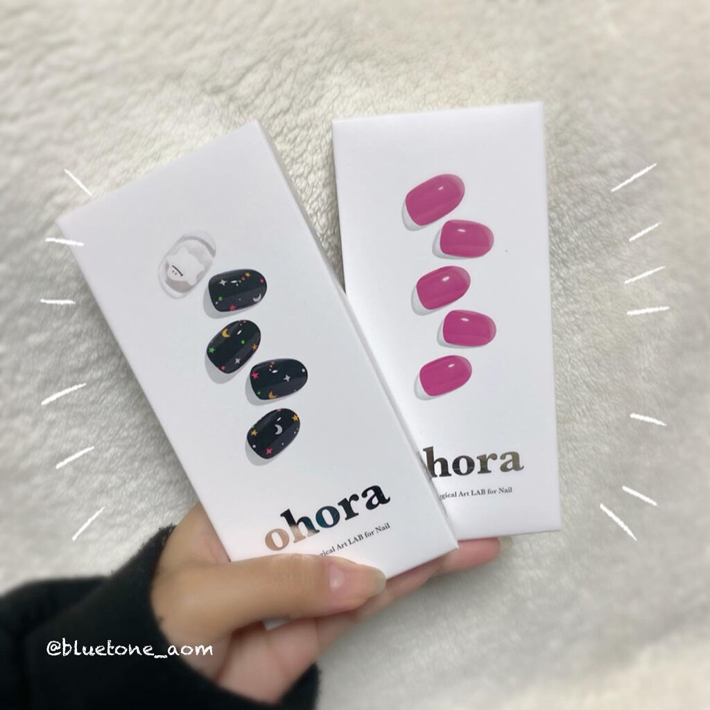 セミキュアジェルネイル（ハンド）/ohora/ネイルシールを使ったクチコミ（1枚目）