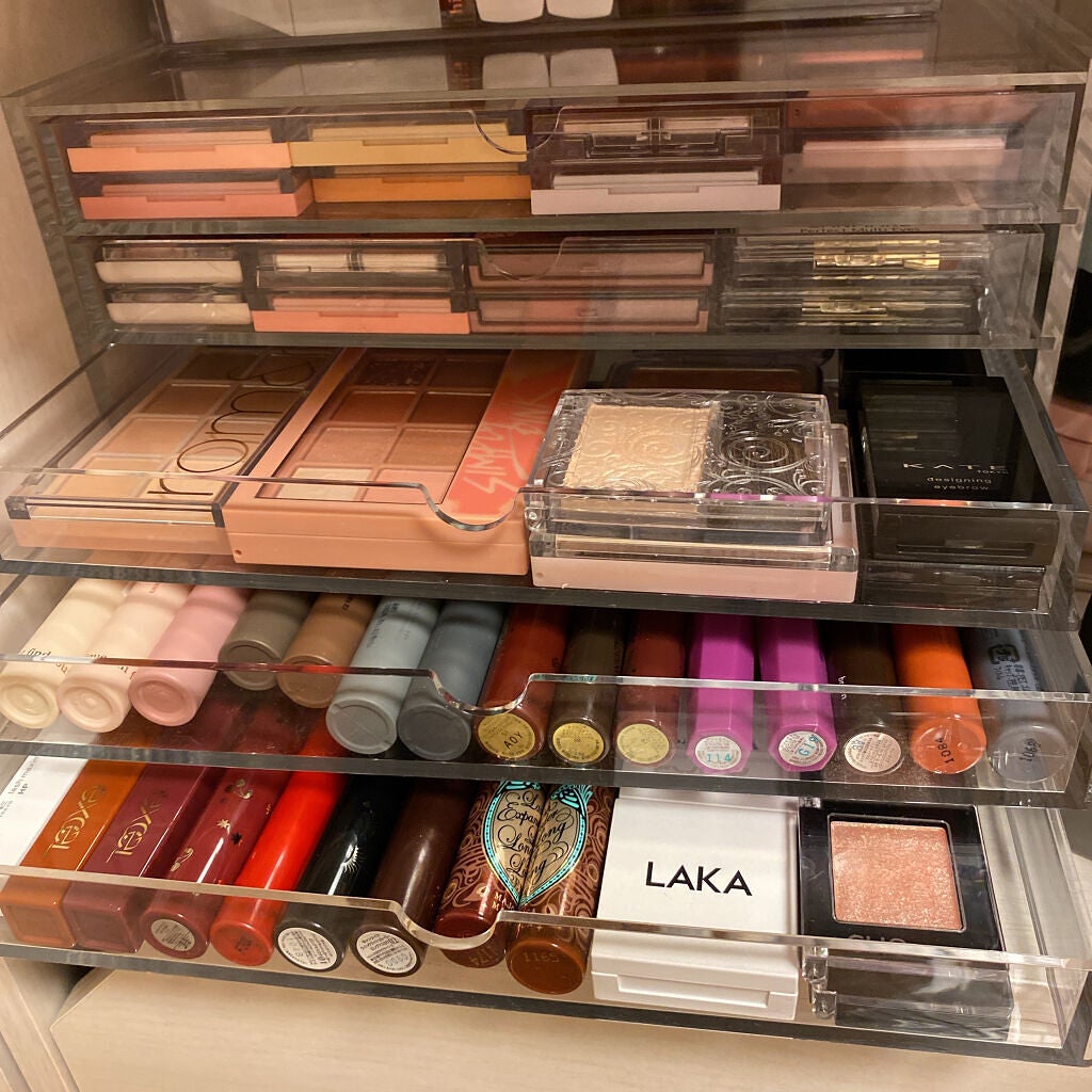 3段式クリアーケース/DAISO/その他化粧小物を使ったクチコミ(2枚目)