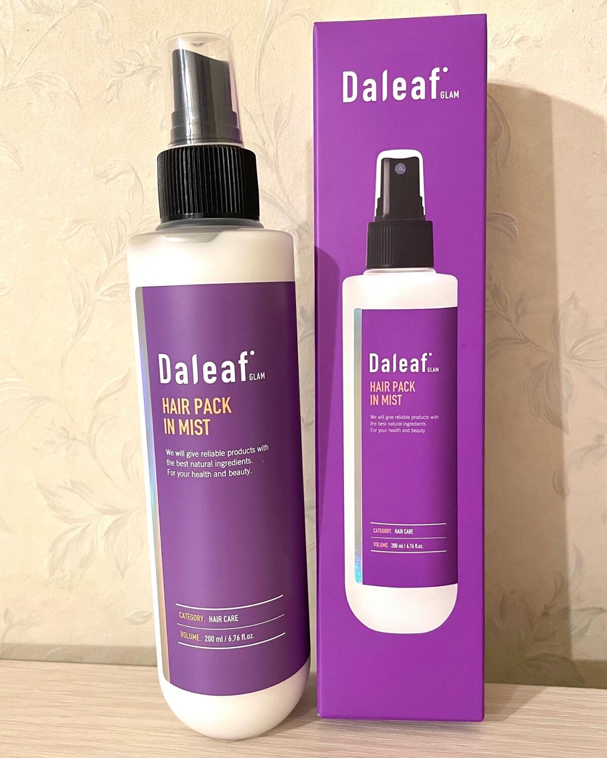 ヘアパック in ミスト/Daleaf/ヘアミルクを使ったクチコミ(1枚目)