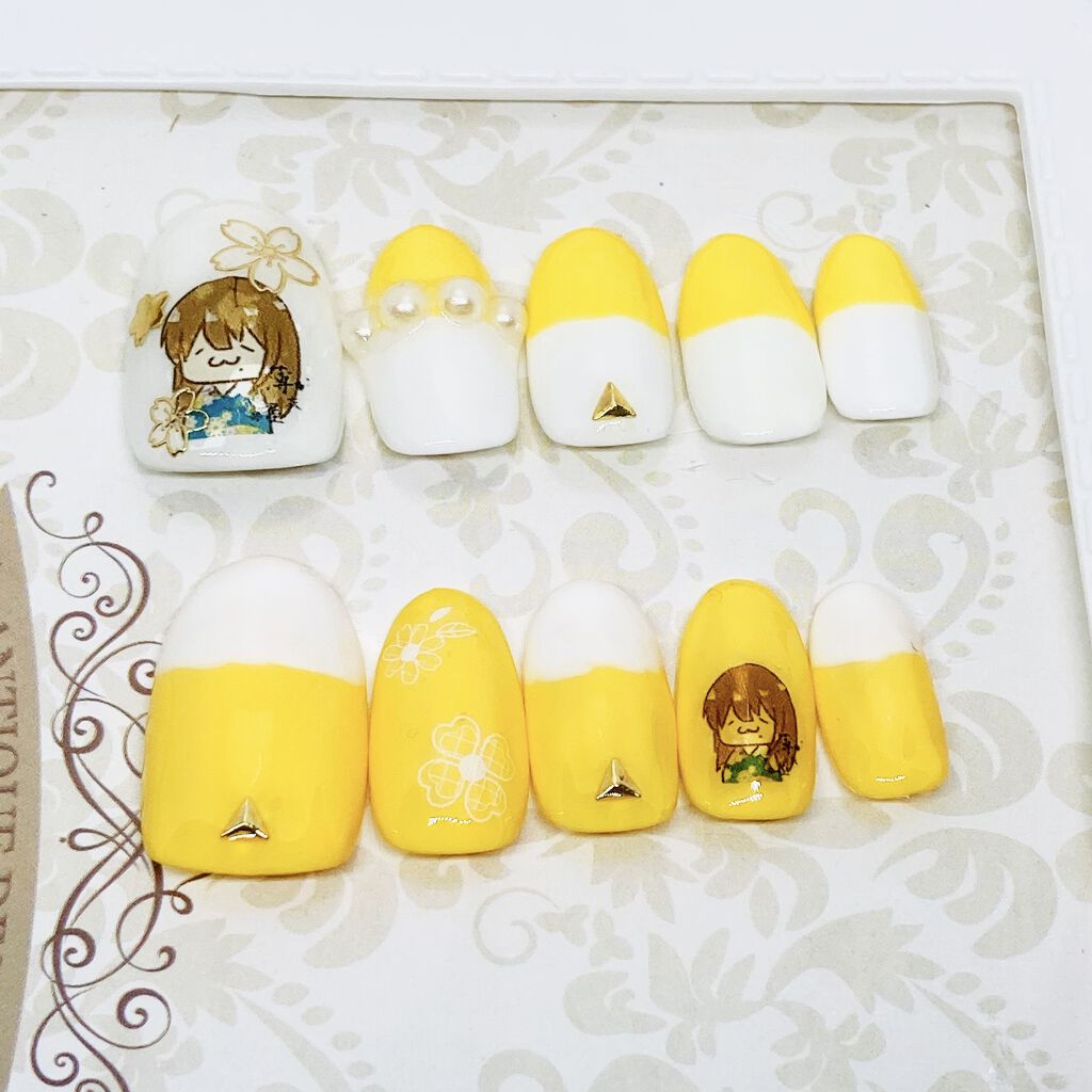 ネイルパーツ/セリア/ネイルチップ・パーツを使ったクチコミ（2枚目）